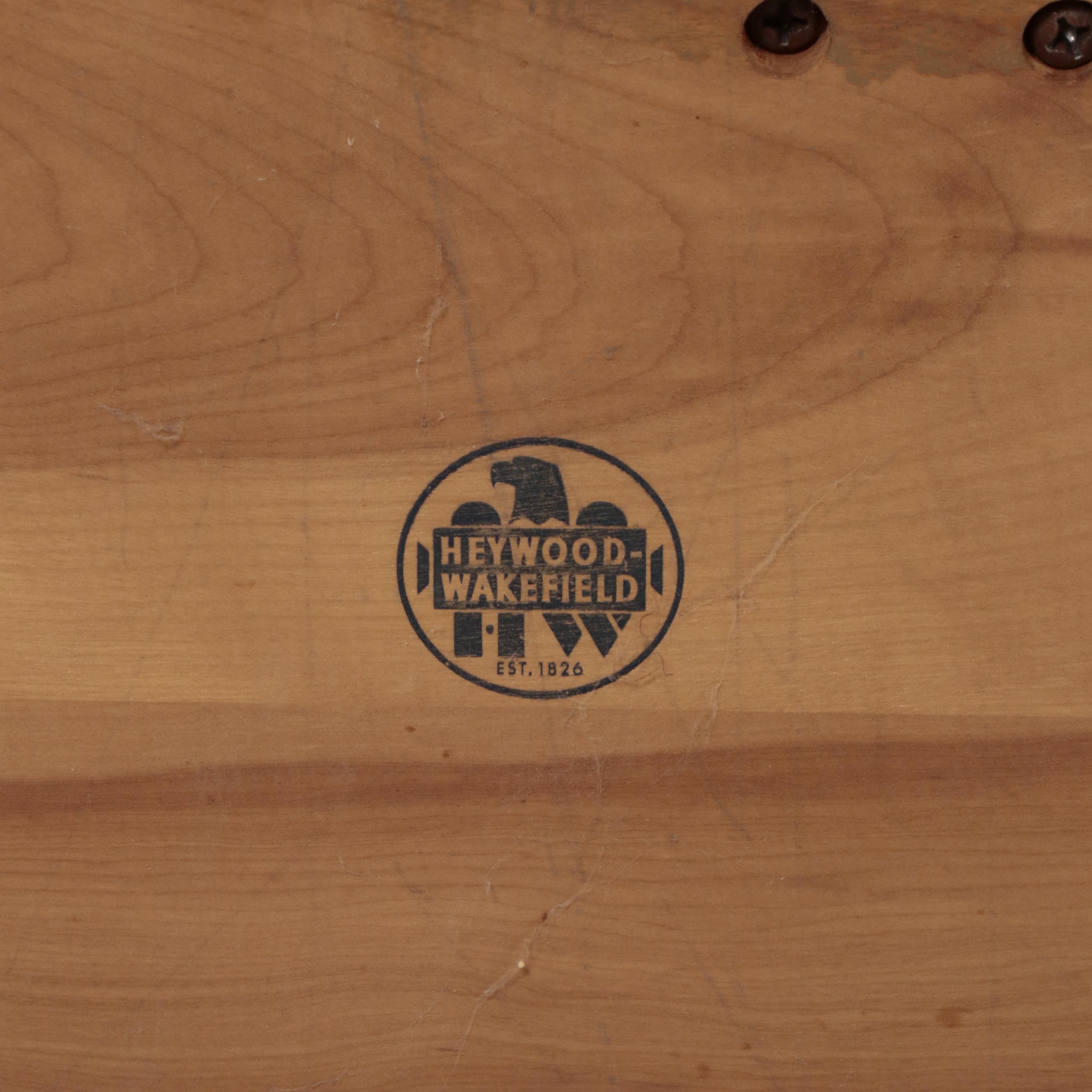 Heywood-Wakefield Mid Century Modern Console Cabinet in Wheat Finish