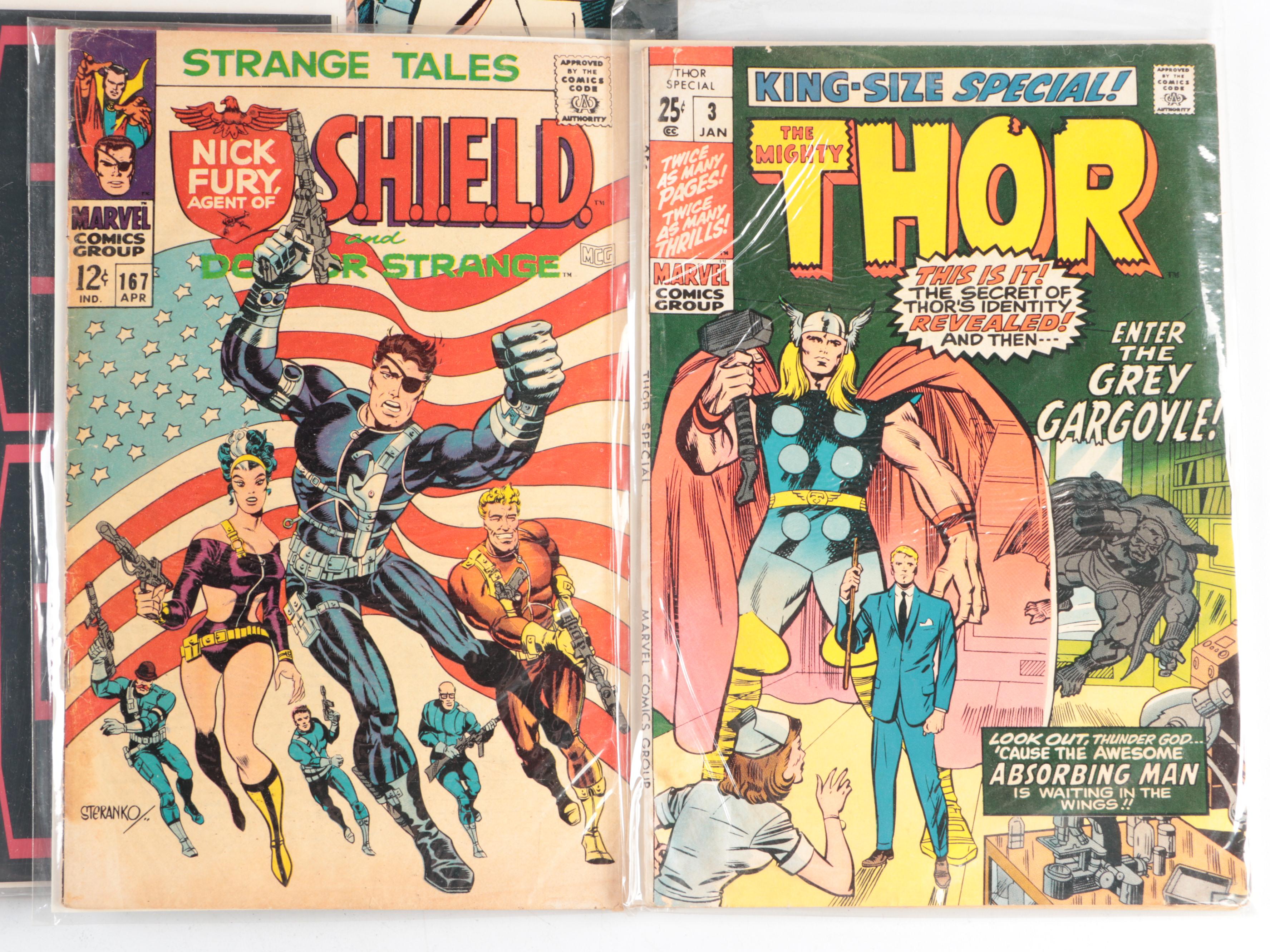 Silver-Modern Age Comic Books Featuring "Dead-Pool", "Thor", and More