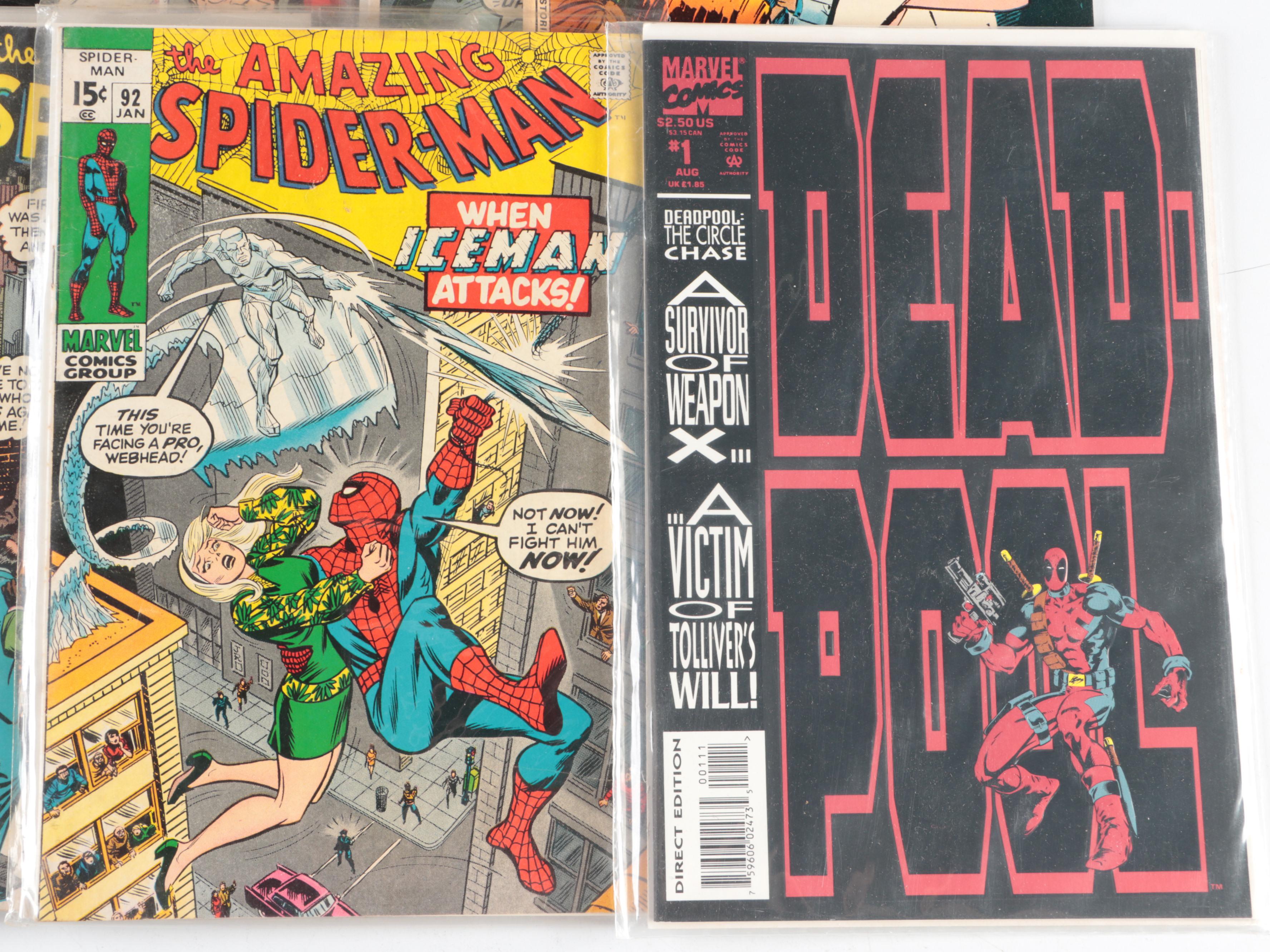 Silver-Modern Age Comic Books Featuring "Dead-Pool", "Thor", and More