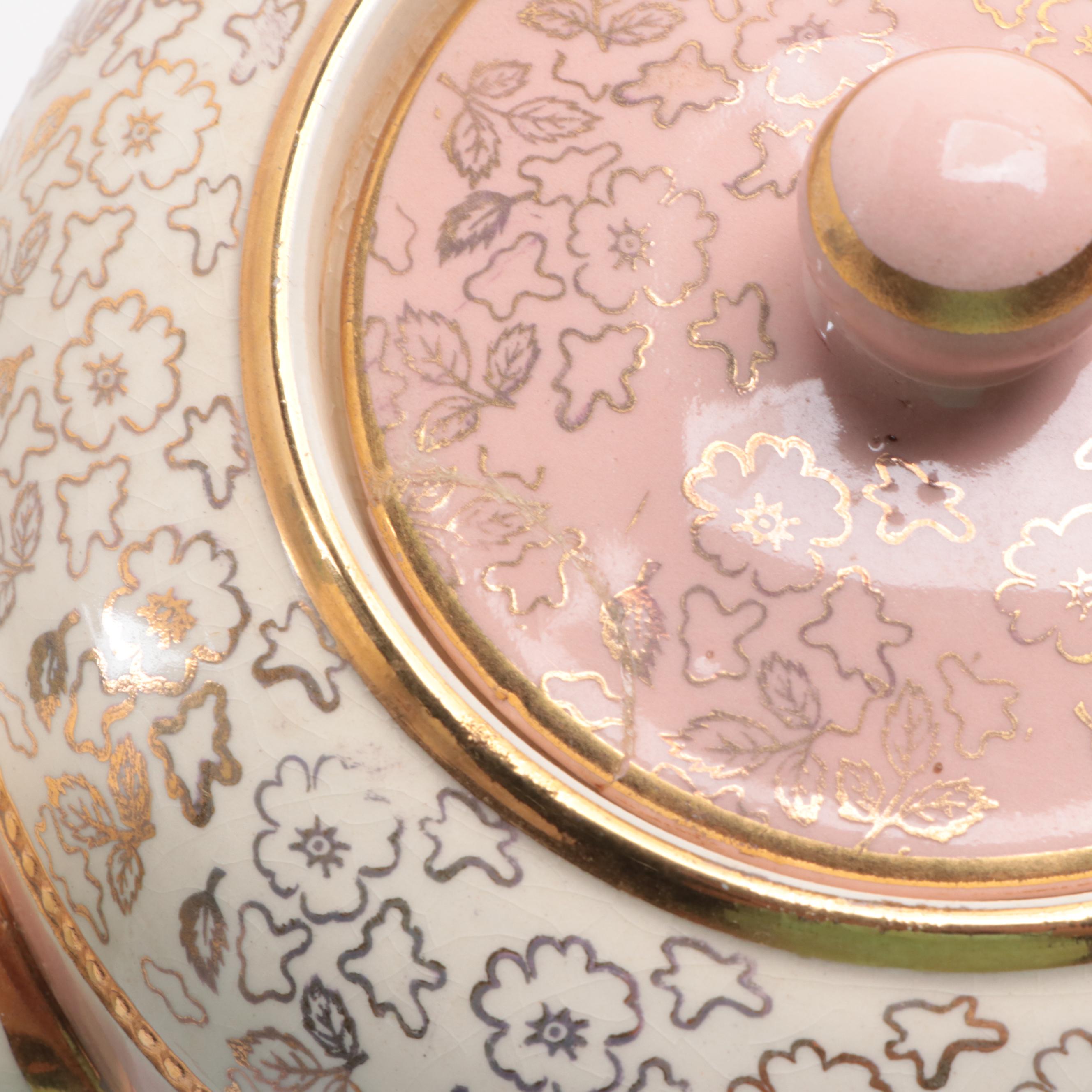 Hutschenreuther Porcelain with English and Other Floral Pattern Teapots