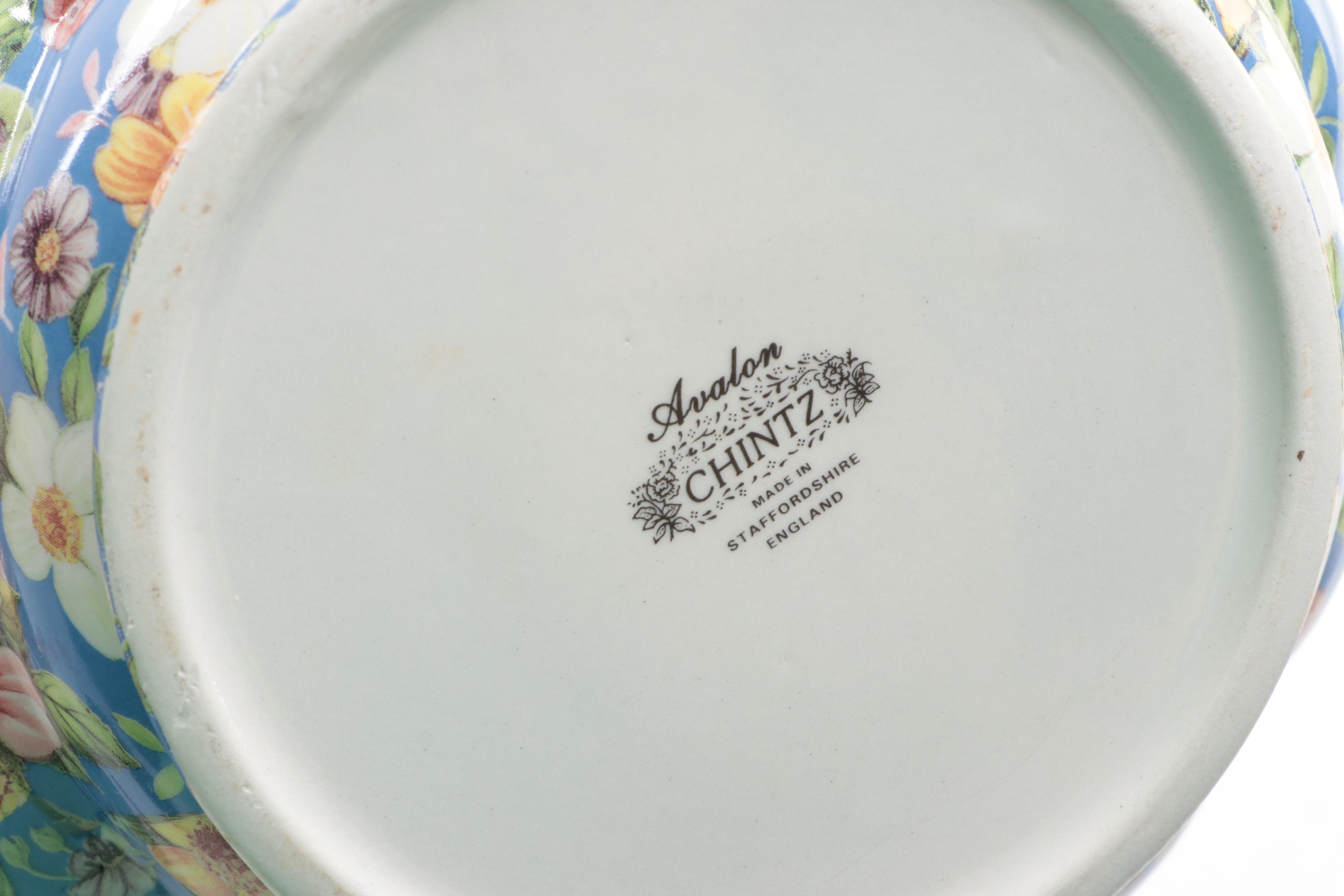 Hutschenreuther Porcelain with English and Other Floral Pattern Teapots