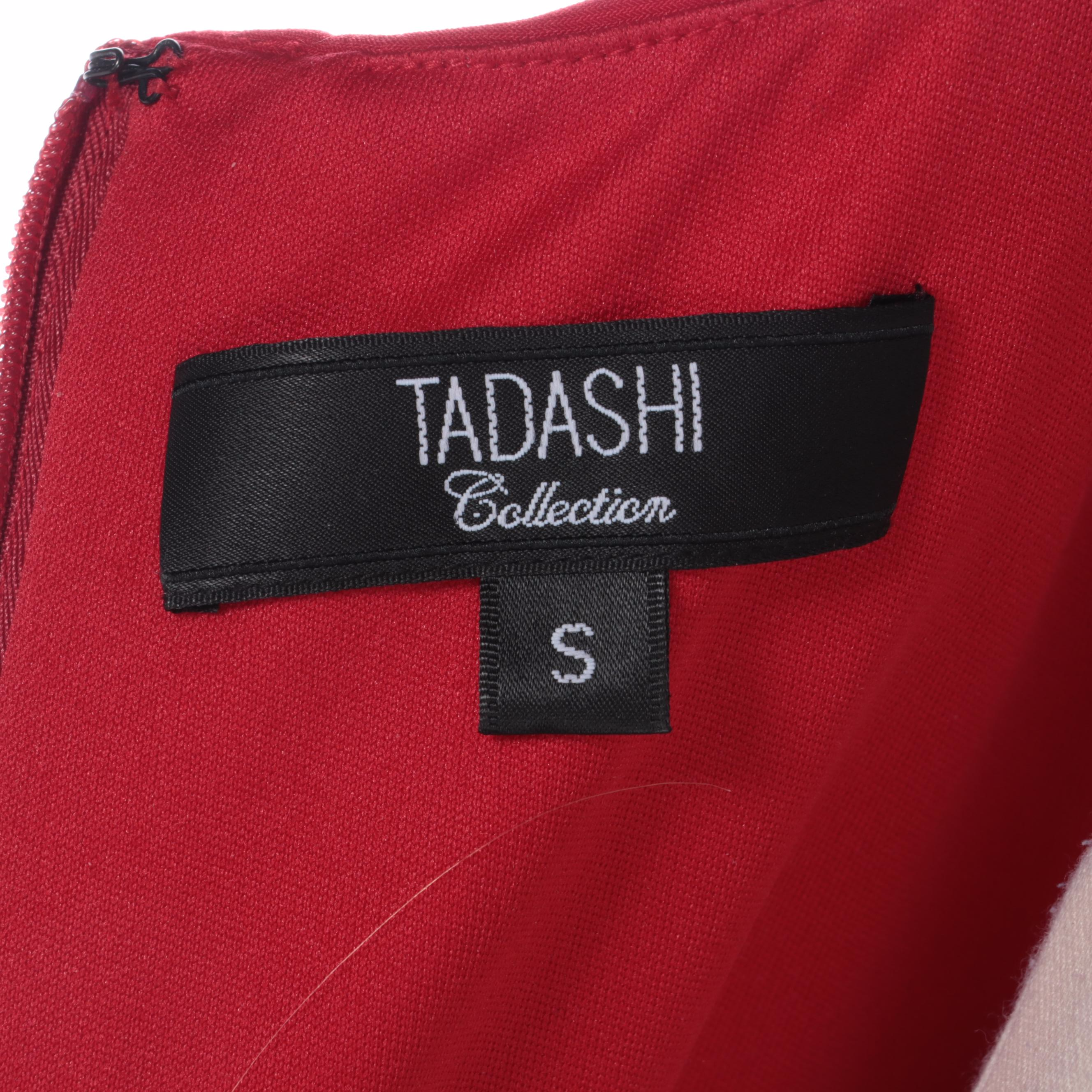 Issa London Silk Stetch Halter Dress and Tadashi Collection Red Ruched Gown