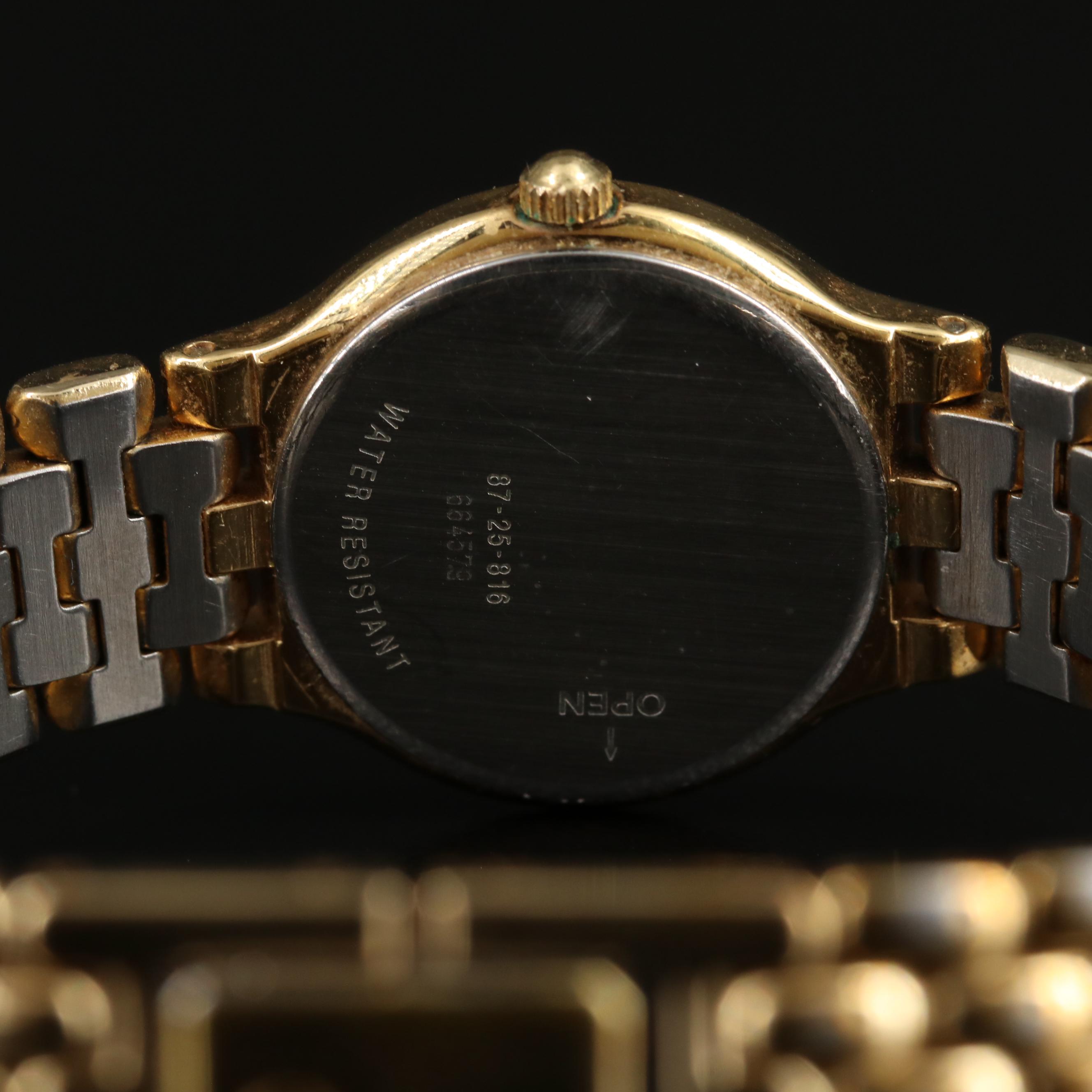 Movado Gold-Tone Stainless Steel Quartz Watch