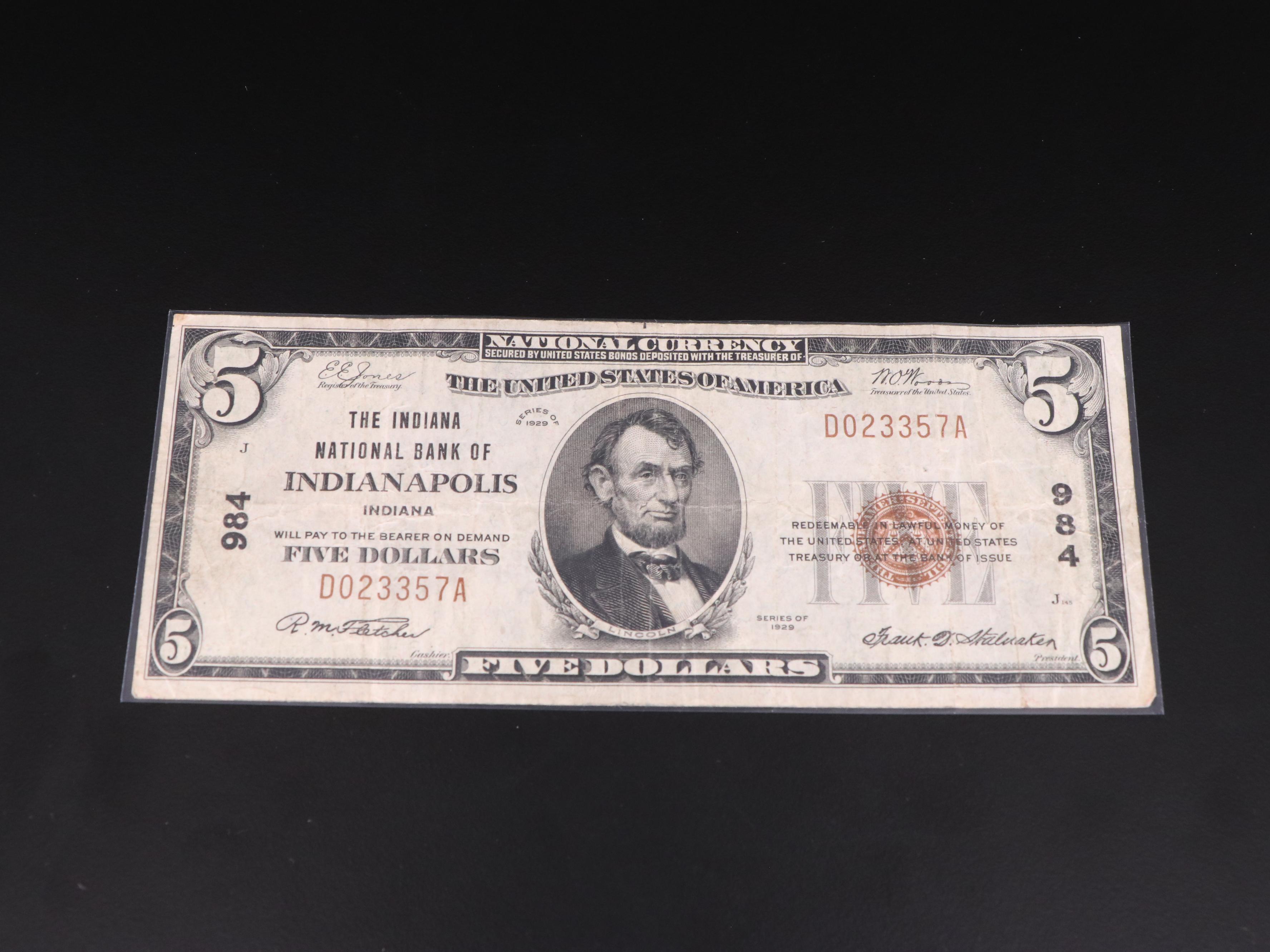 Eleven Pieces of Small Size U.S. Currency