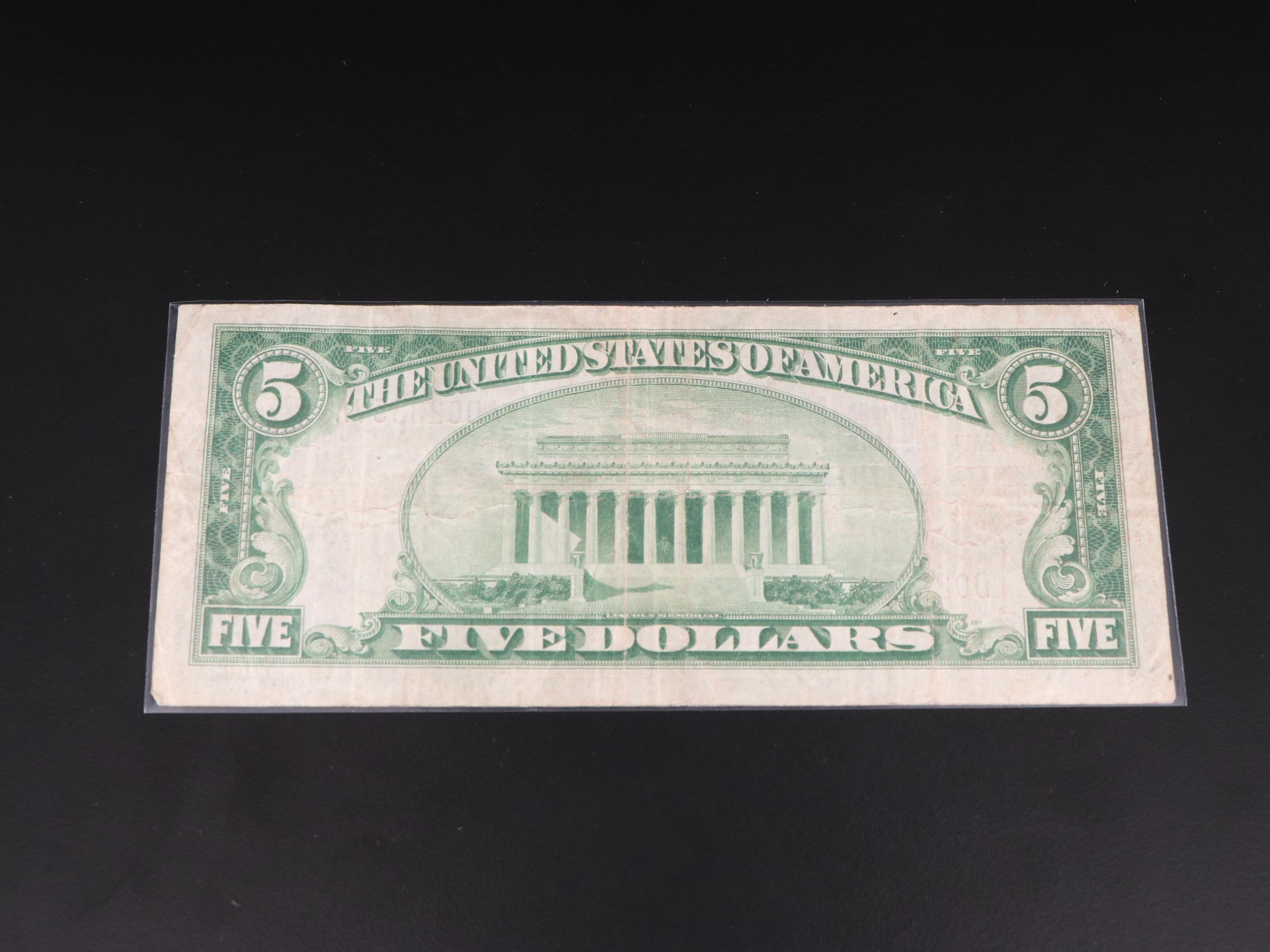 Eleven Pieces of Small Size U.S. Currency