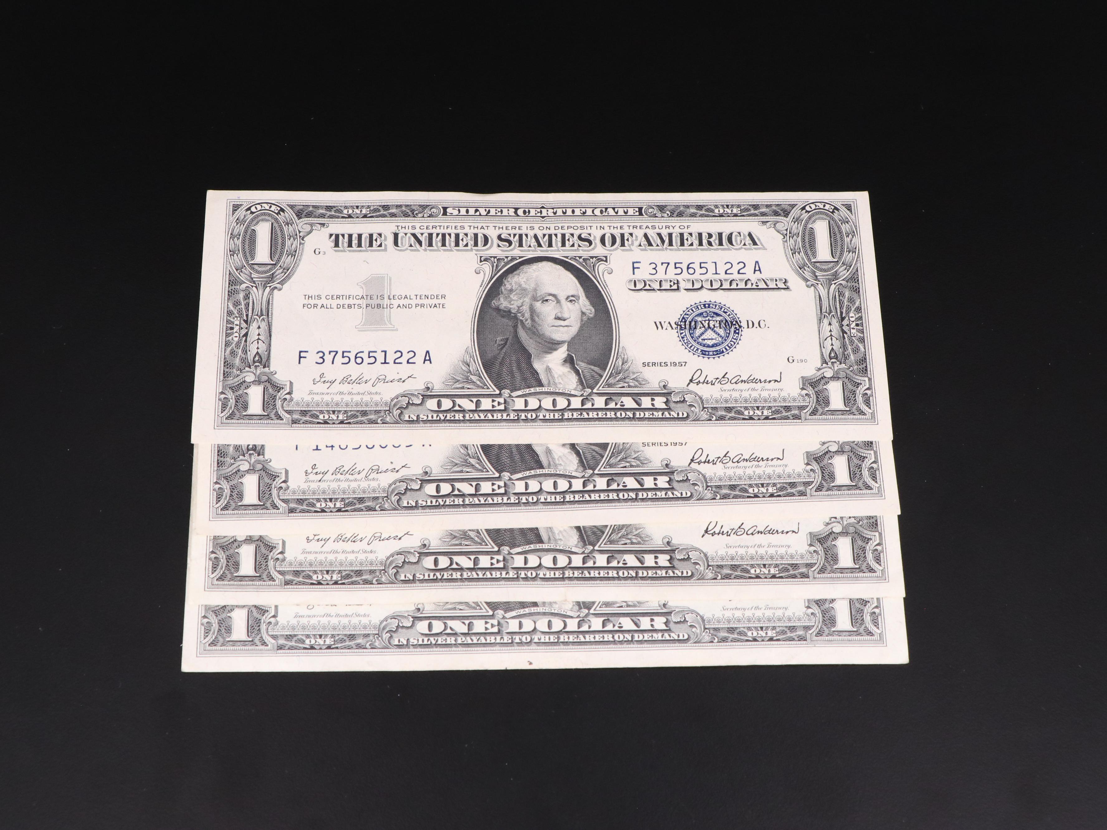 Eleven Pieces of Small Size U.S. Currency
