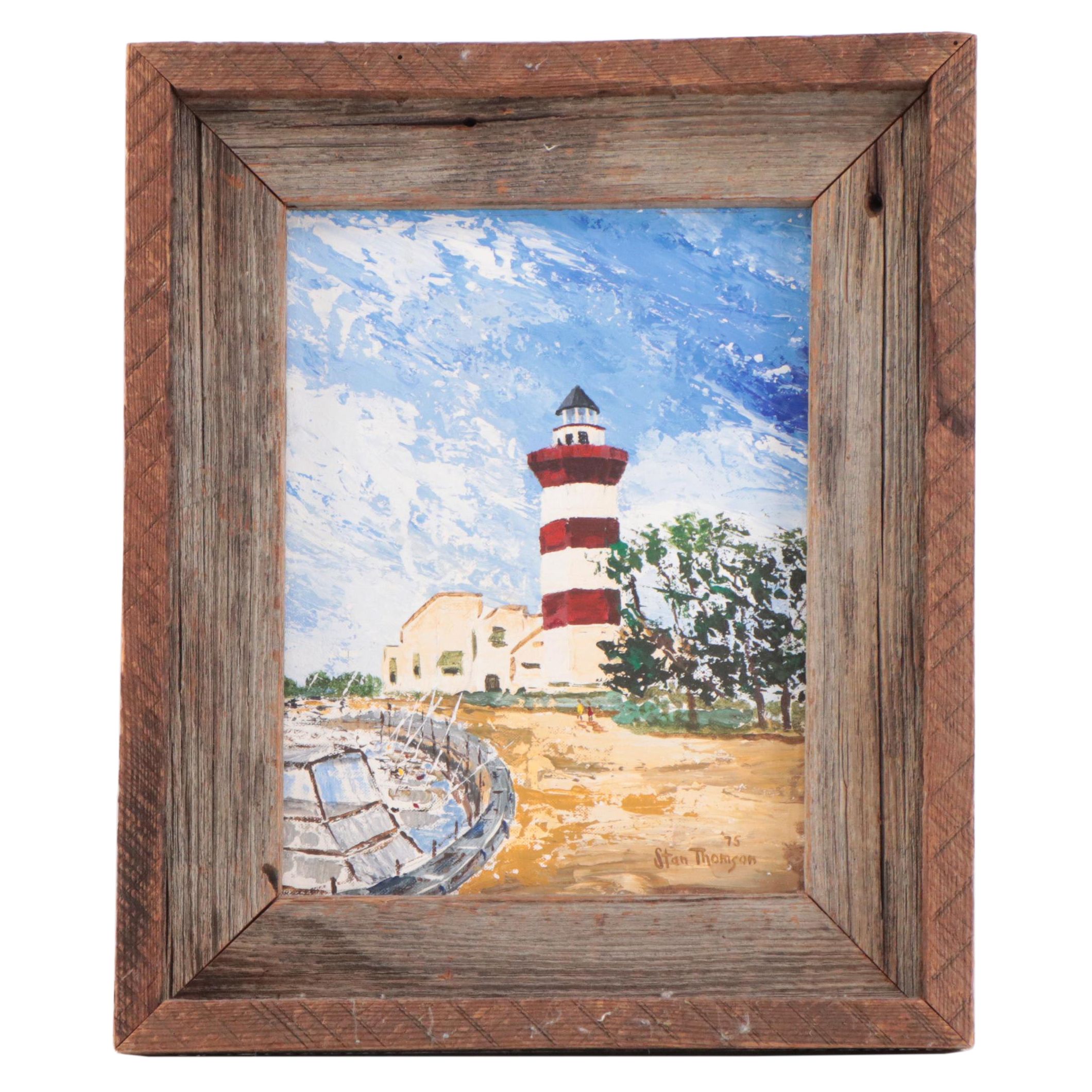 Stan Thompson Oil Painting "Hilton Head," 1975