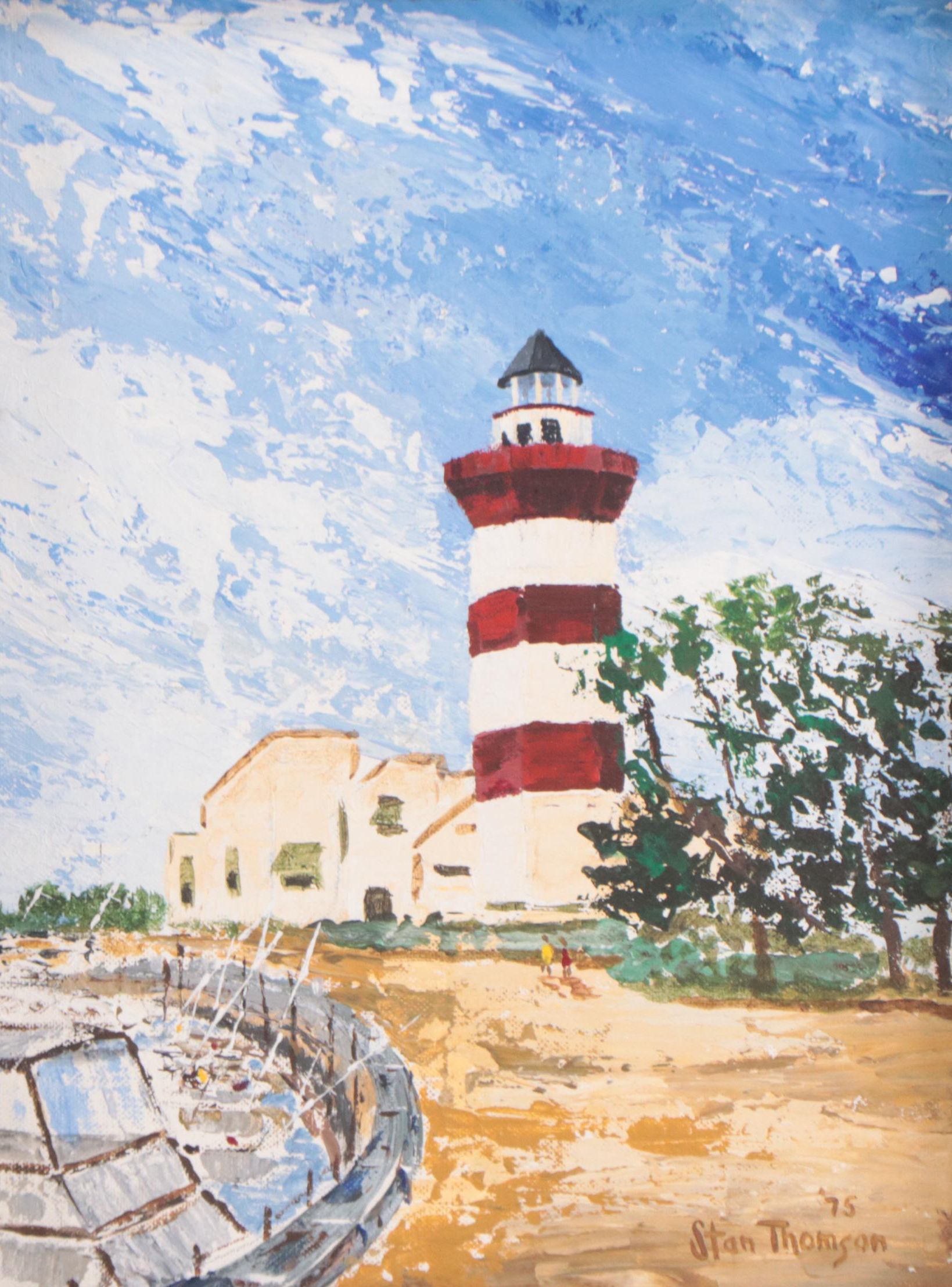 Stan Thompson Oil Painting "Hilton Head," 1975