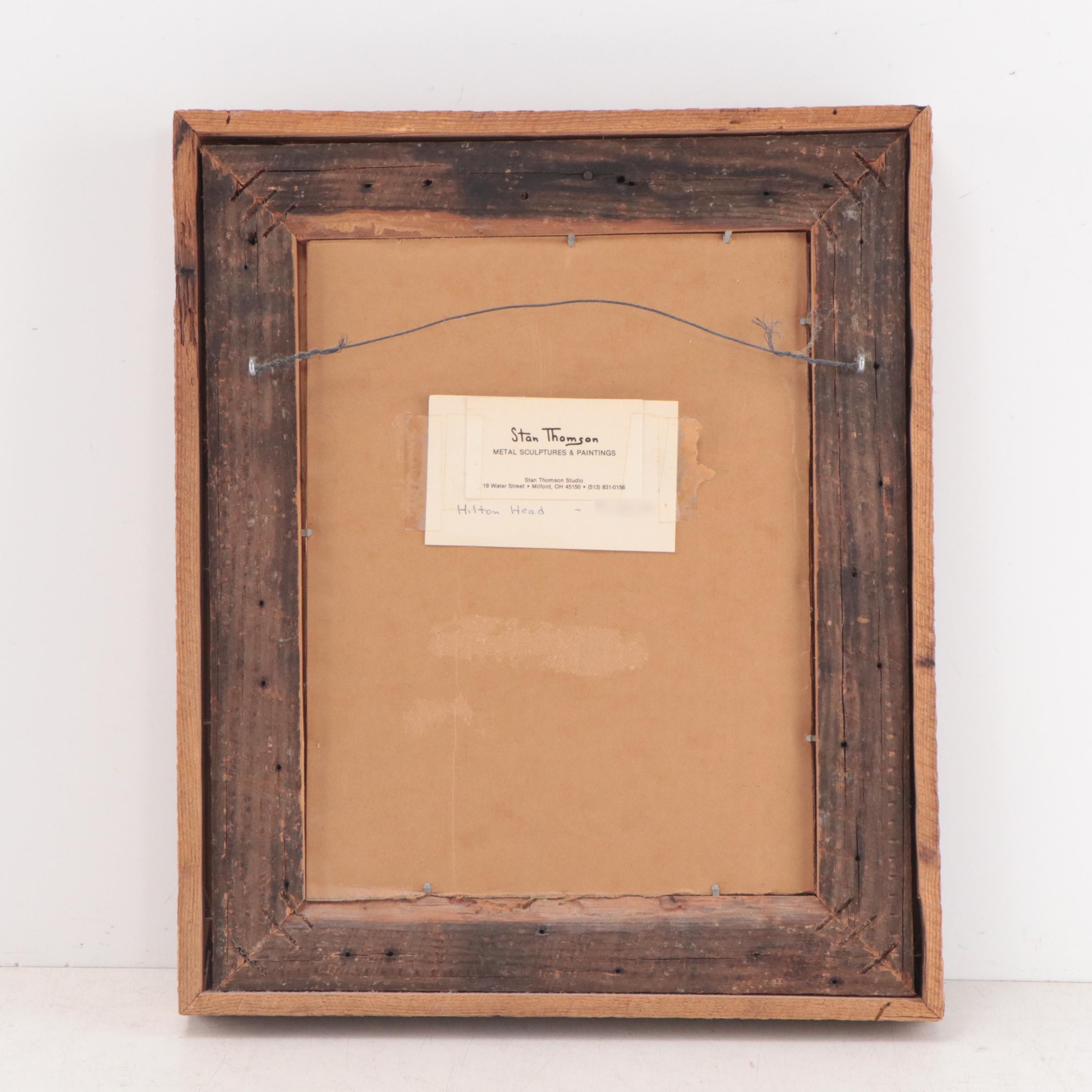 Stan Thompson Oil Painting "Hilton Head," 1975