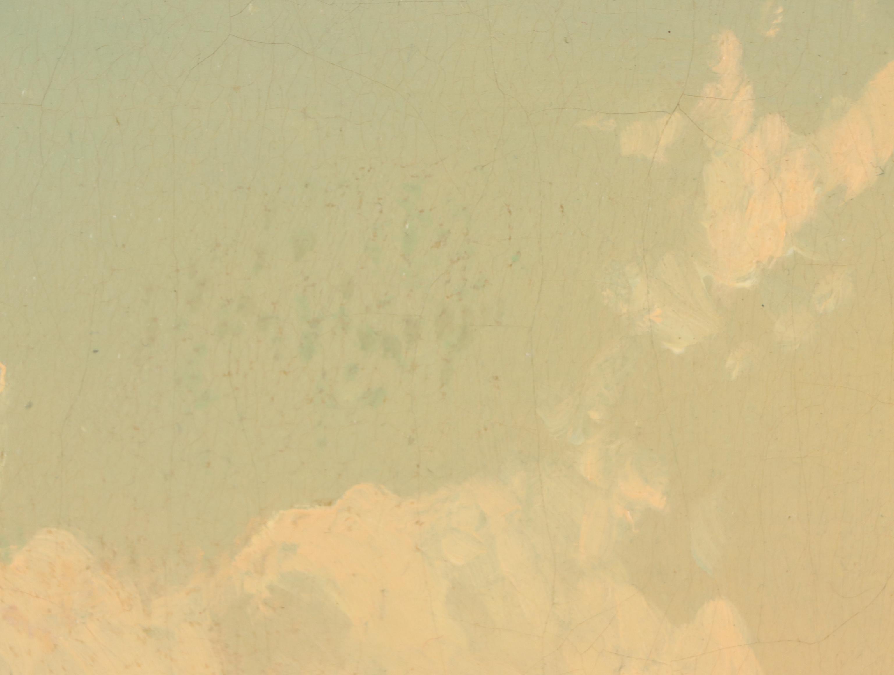 Henry Arthur Elkins Oil Painting of Alpine Landscape