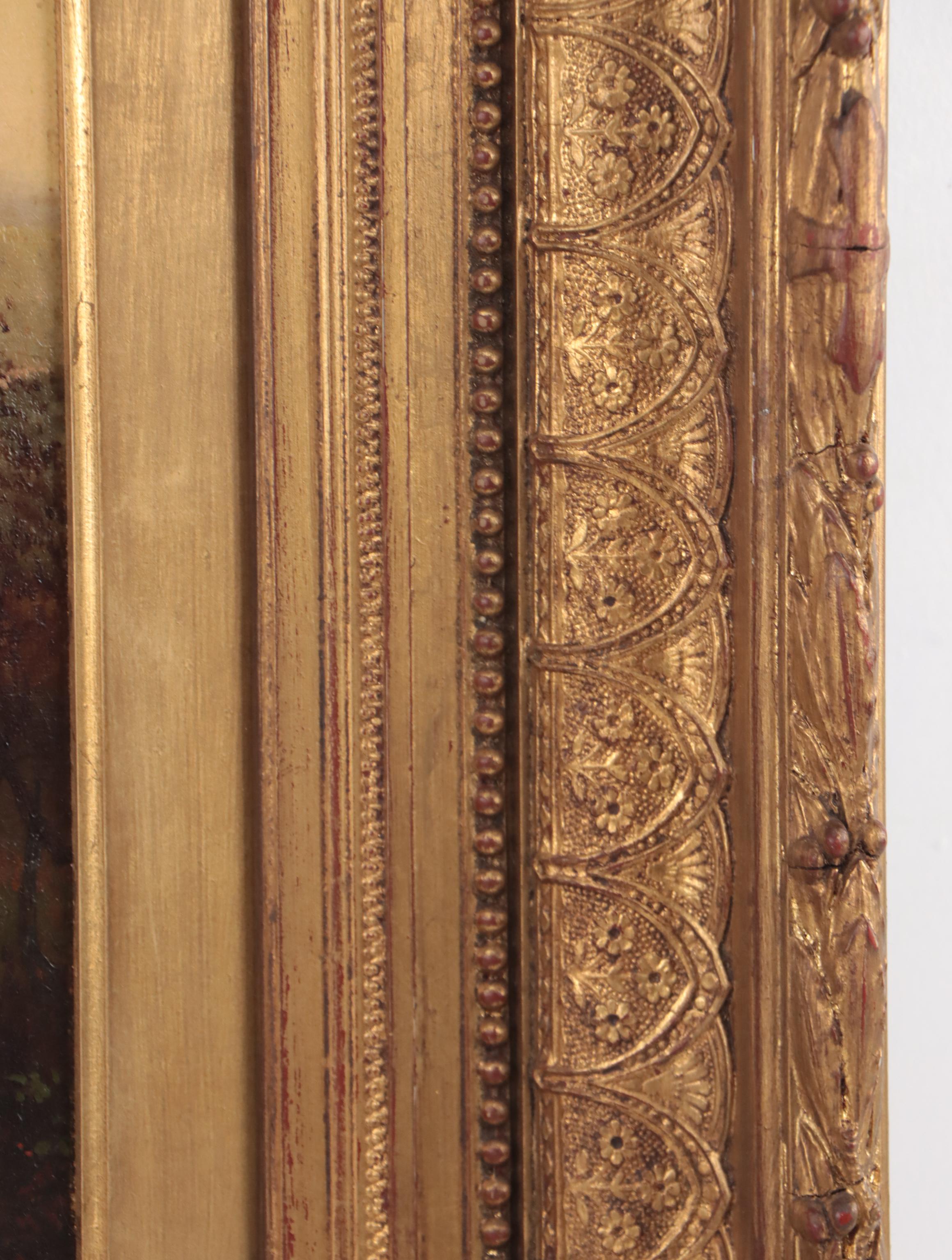 Henry Arthur Elkins Oil Painting of Alpine Landscape