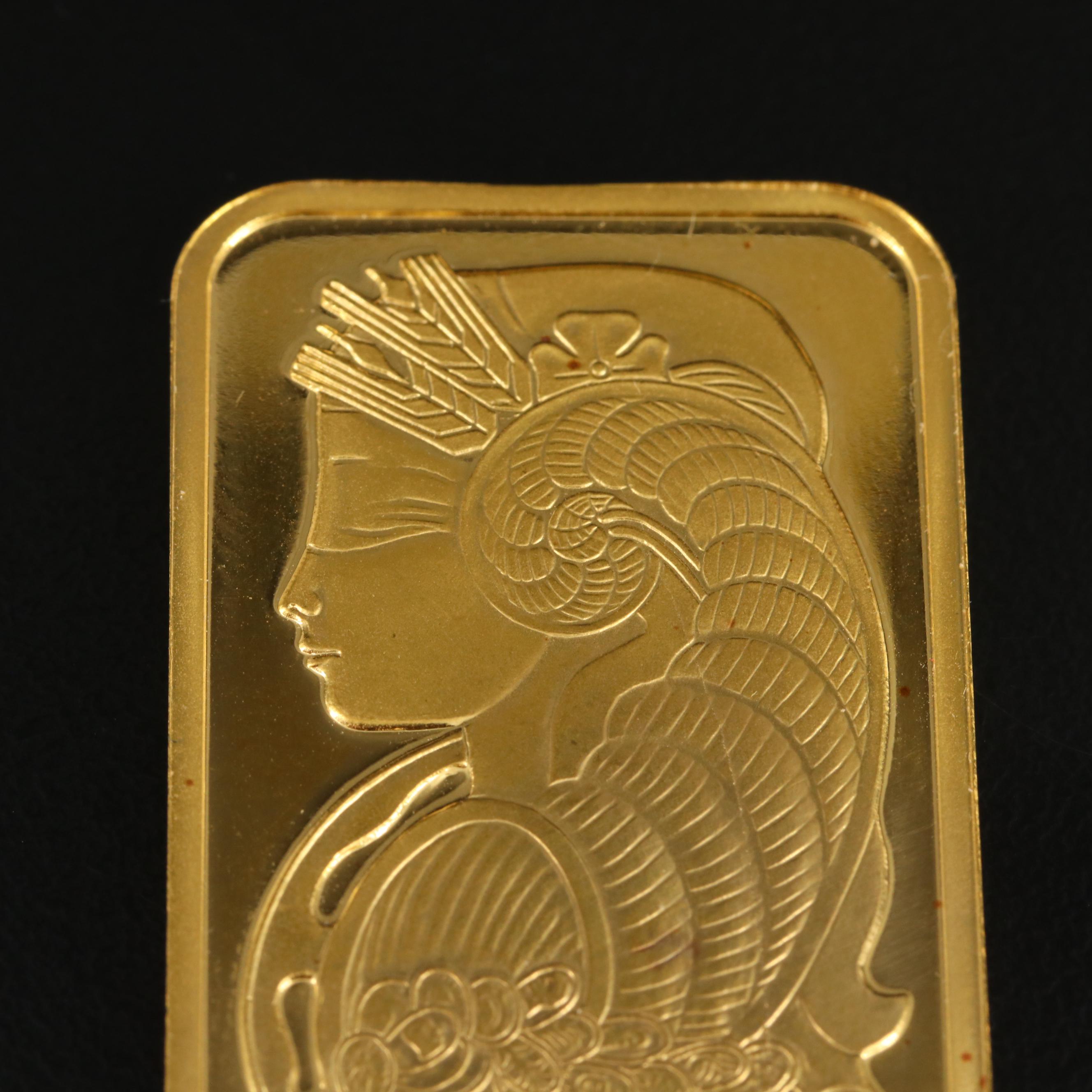 PAMP Suisse One Troy Ounce .999 Fine Gold Ingot