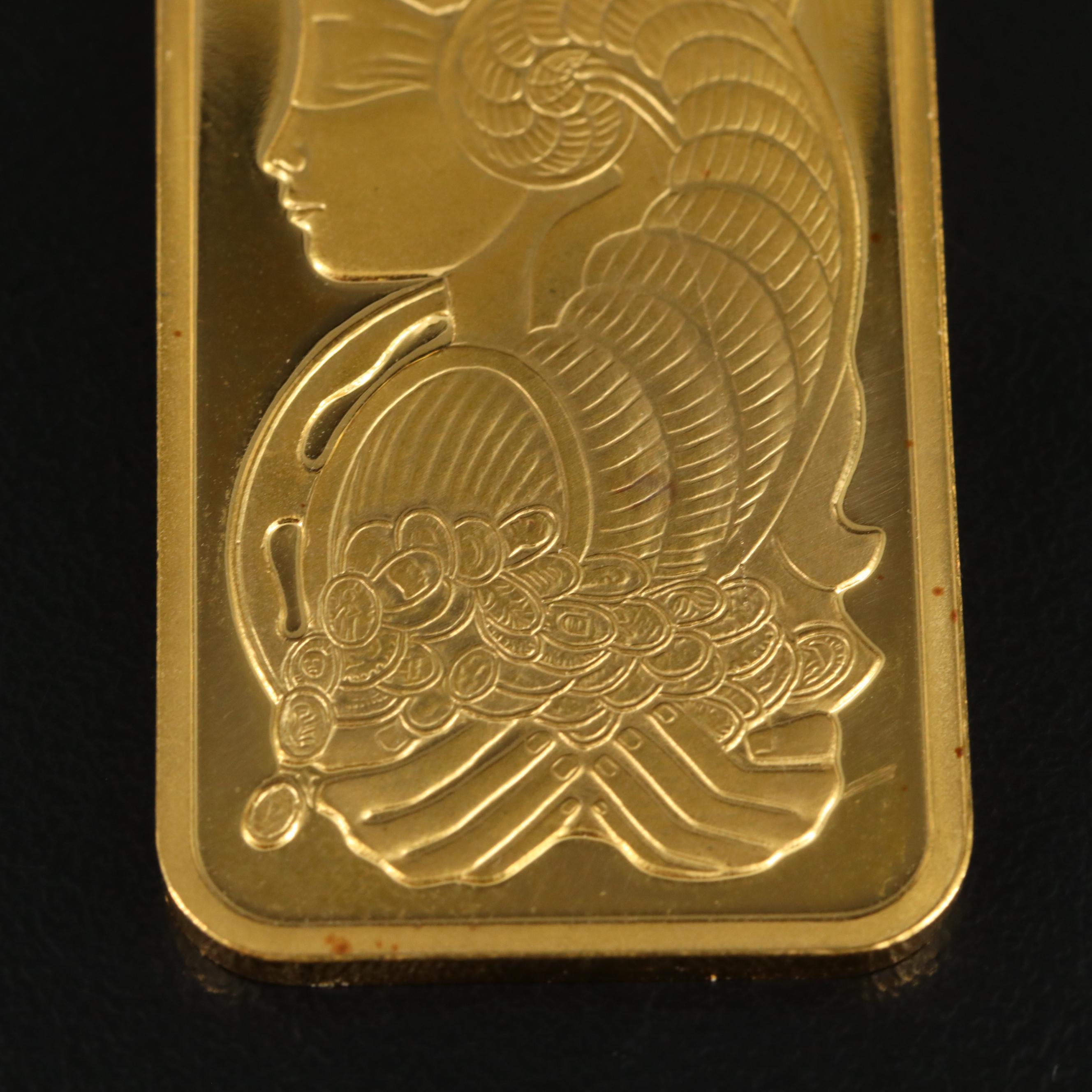 PAMP Suisse One Troy Ounce .999 Fine Gold Ingot
