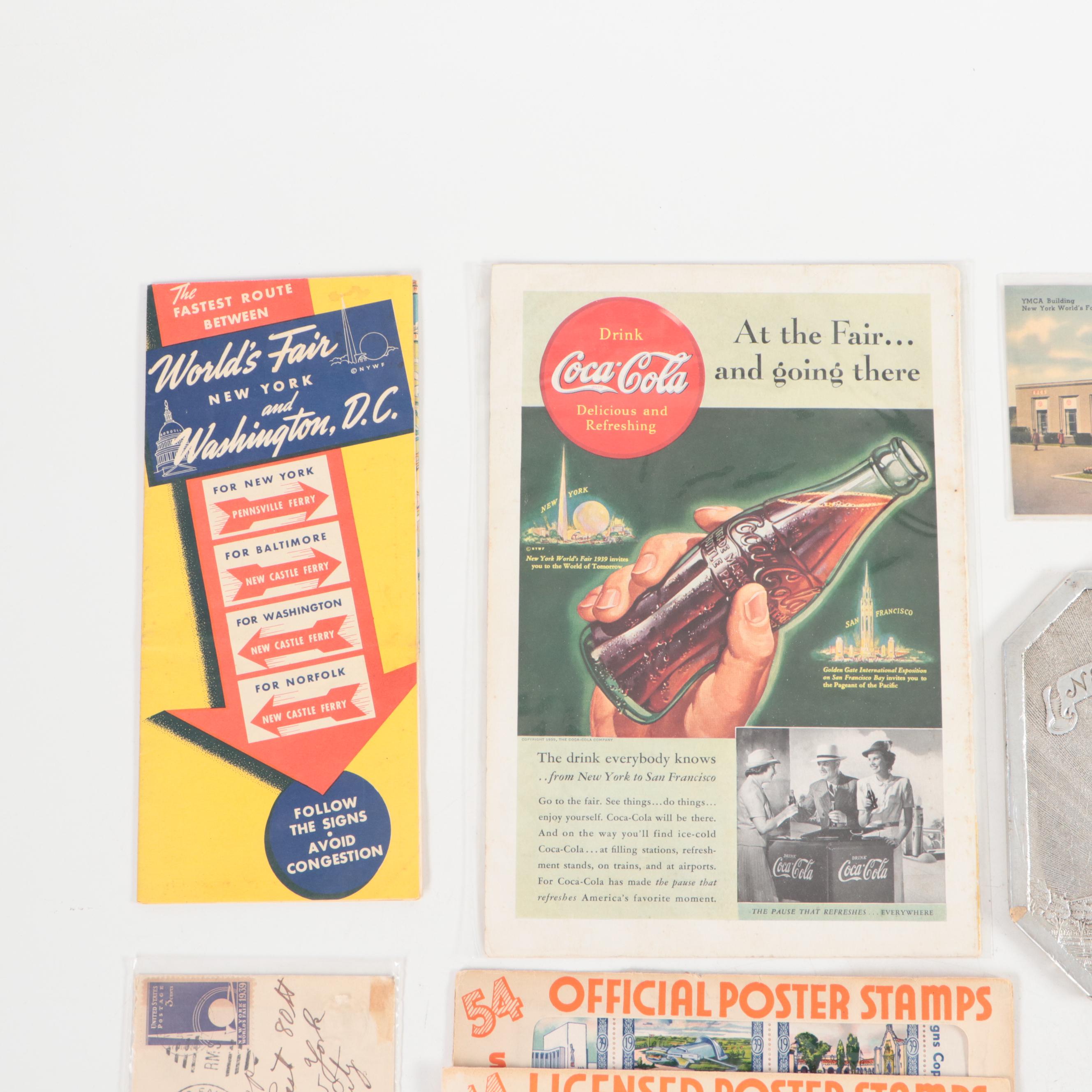 Sayford Co. Papier-Mâché Trivet with Billy Rose's "Aquacade" Magazine with More