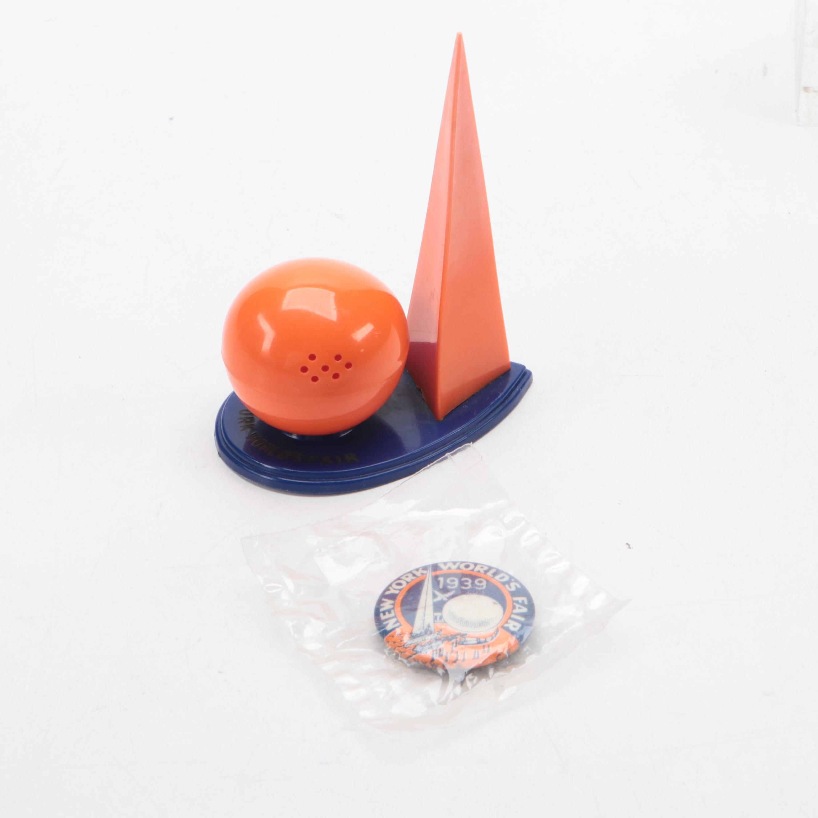 Sayford Co. Papier-Mâché Trivet with Billy Rose's "Aquacade" Magazine with More