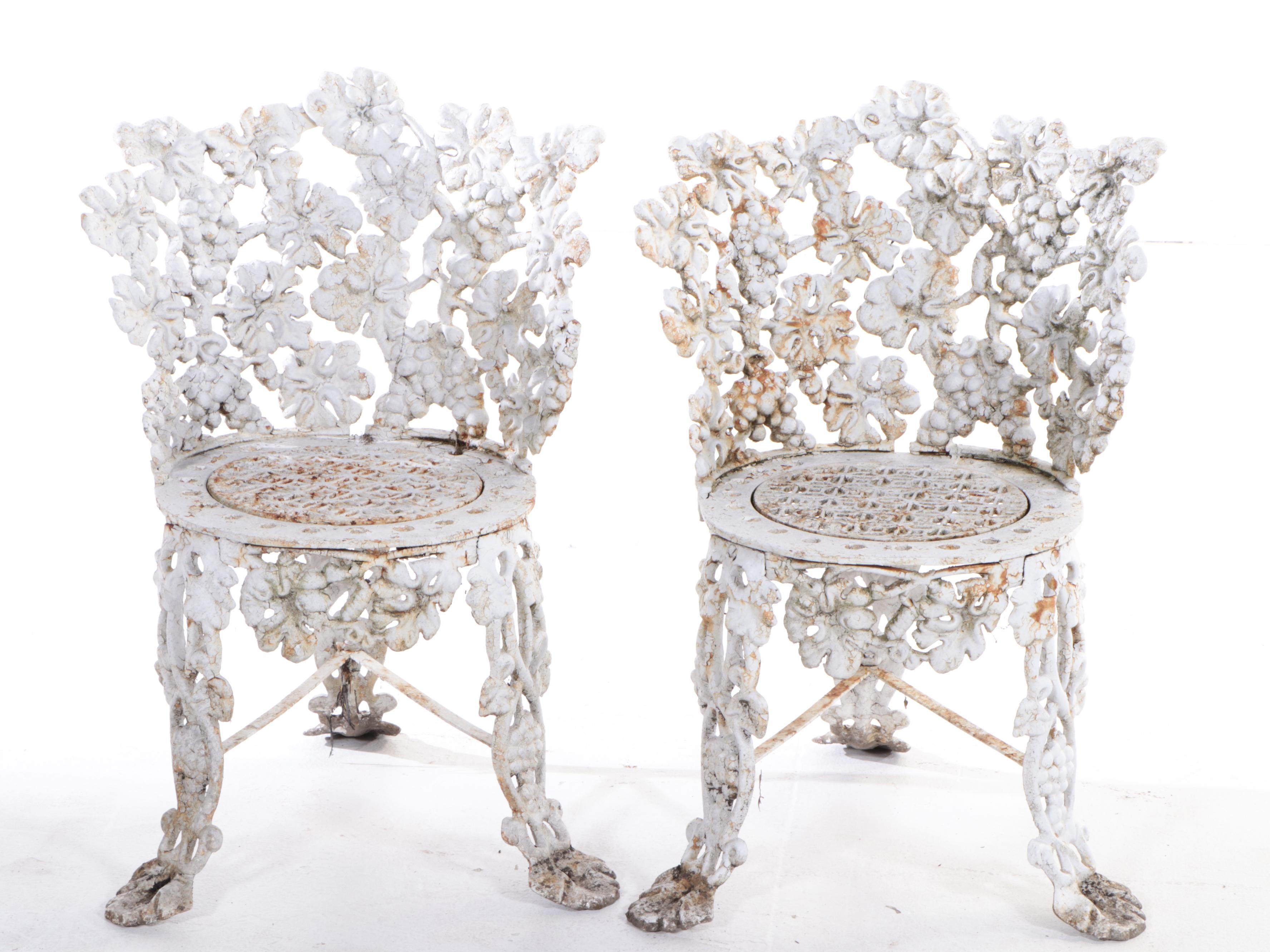 Assembled Group of Cast Iron and Aluminum Garden Furniture