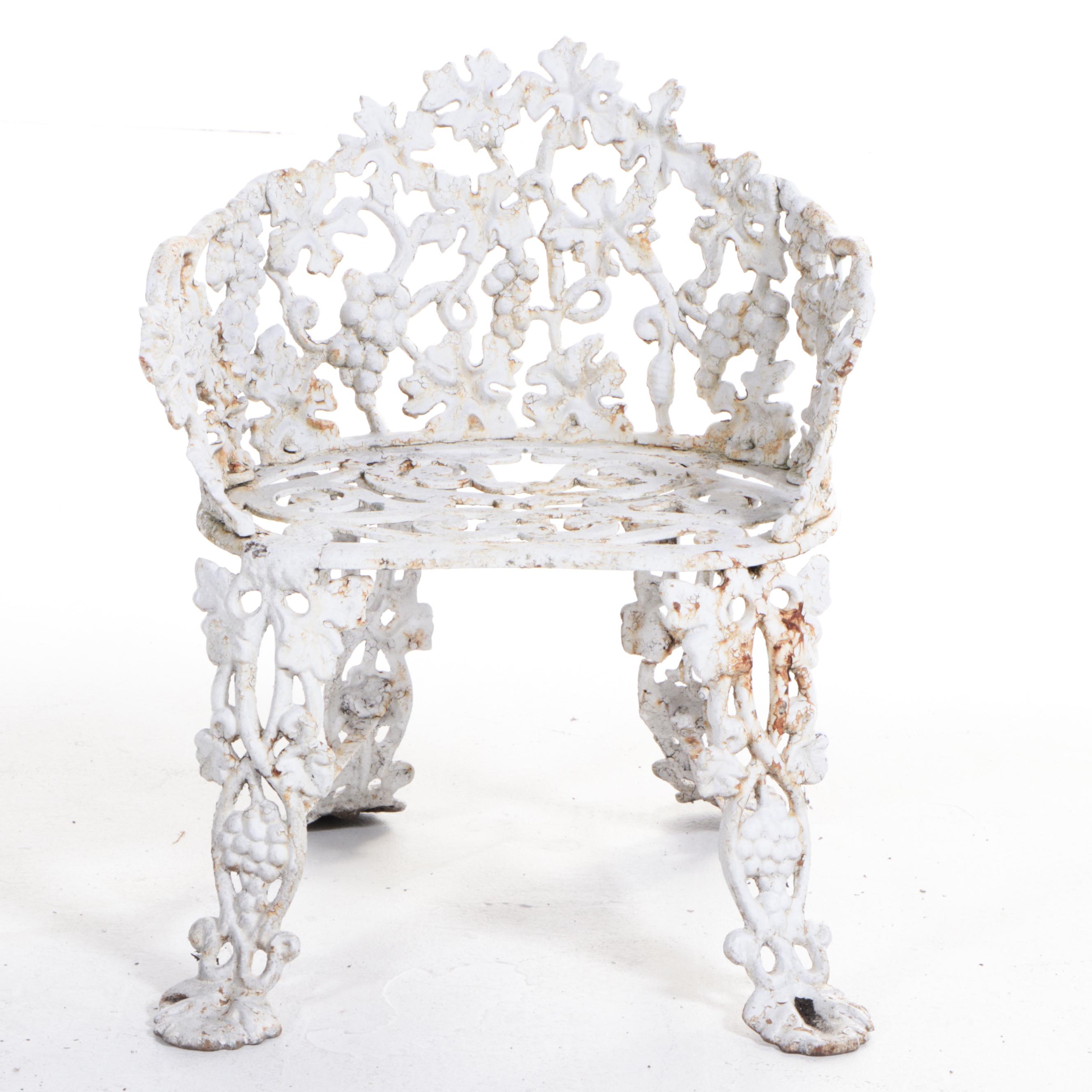 Assembled Group of Cast Iron and Aluminum Garden Furniture