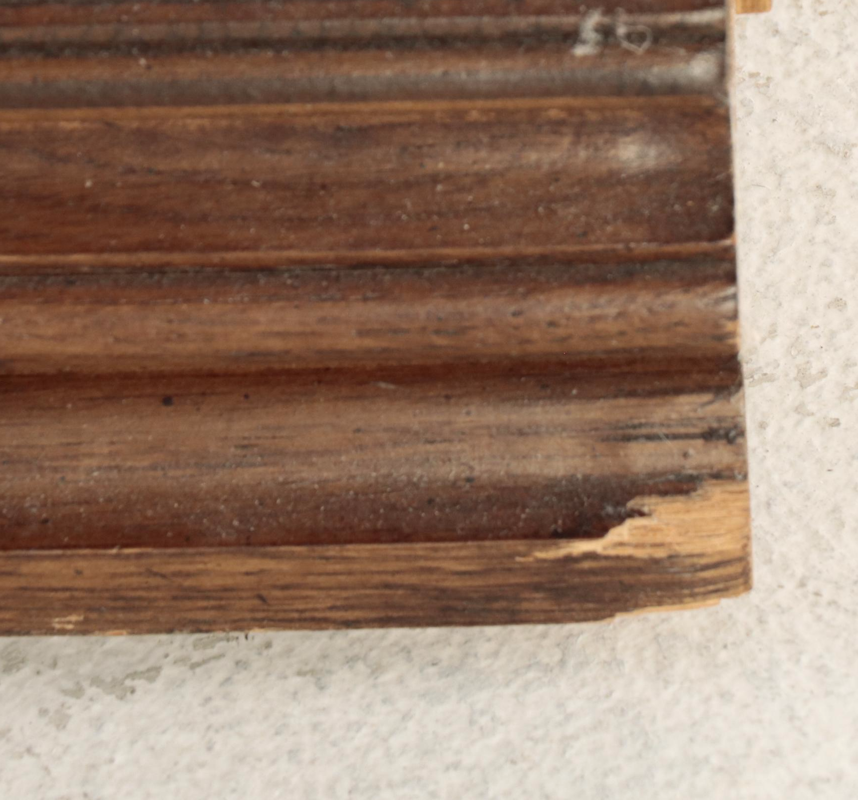 Neoclassical Style Oak Console Cabinet, circa 1970
