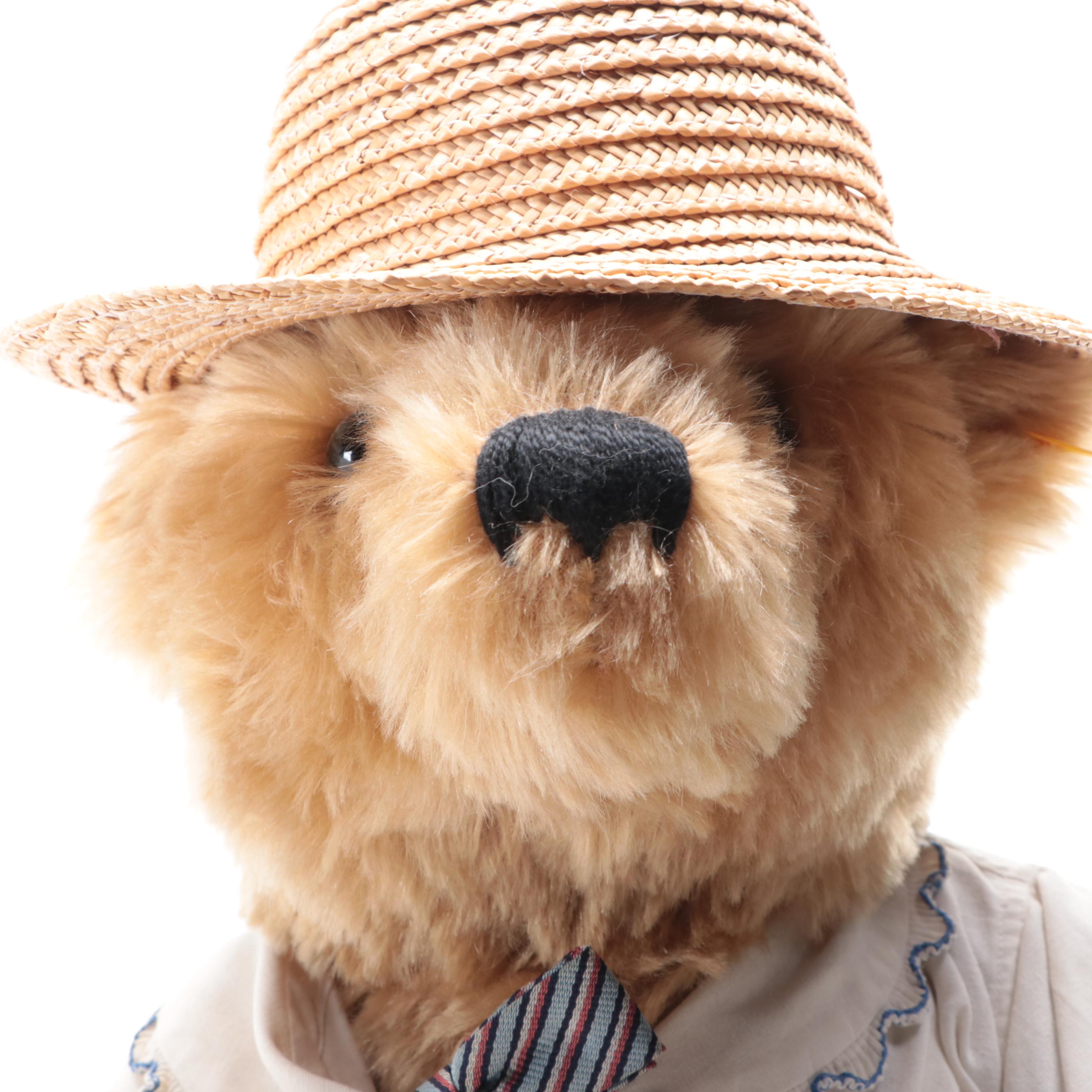 Steiff Classic Series Teddy Bear with Ty Spunky Beanie Baby