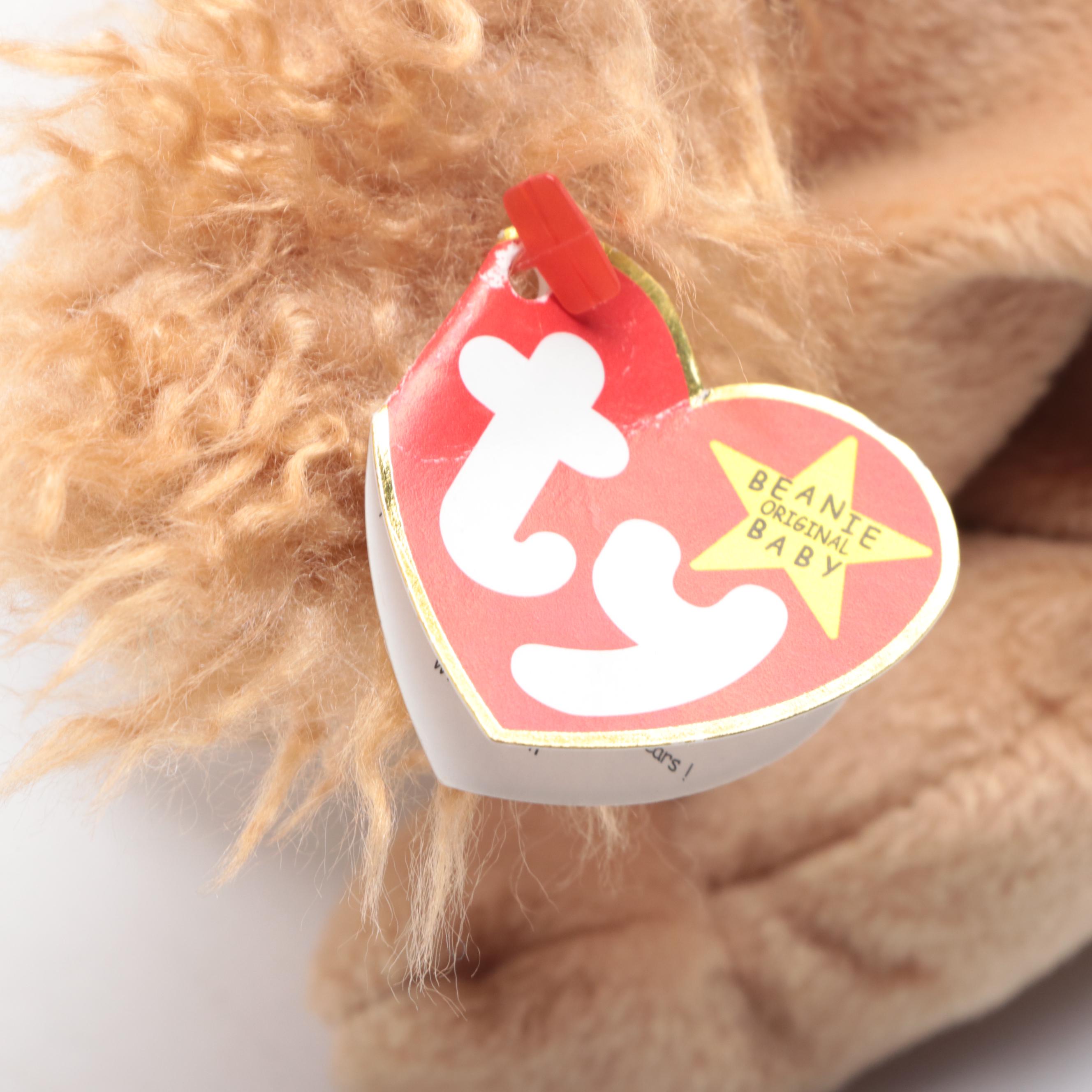 Steiff Classic Series Teddy Bear with Ty Spunky Beanie Baby