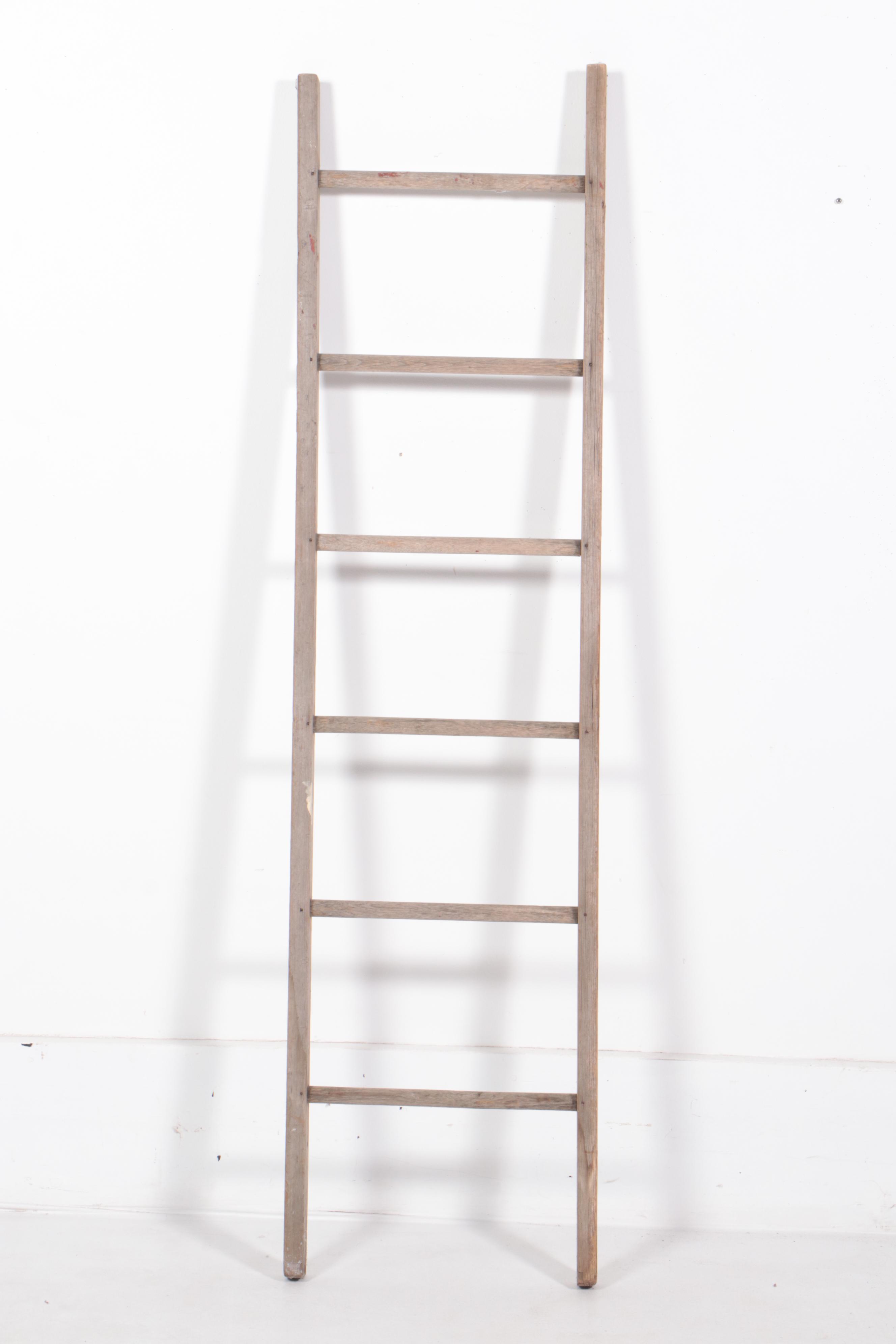 Two American Primitive Ladders, Late 19th/Early 20th Century