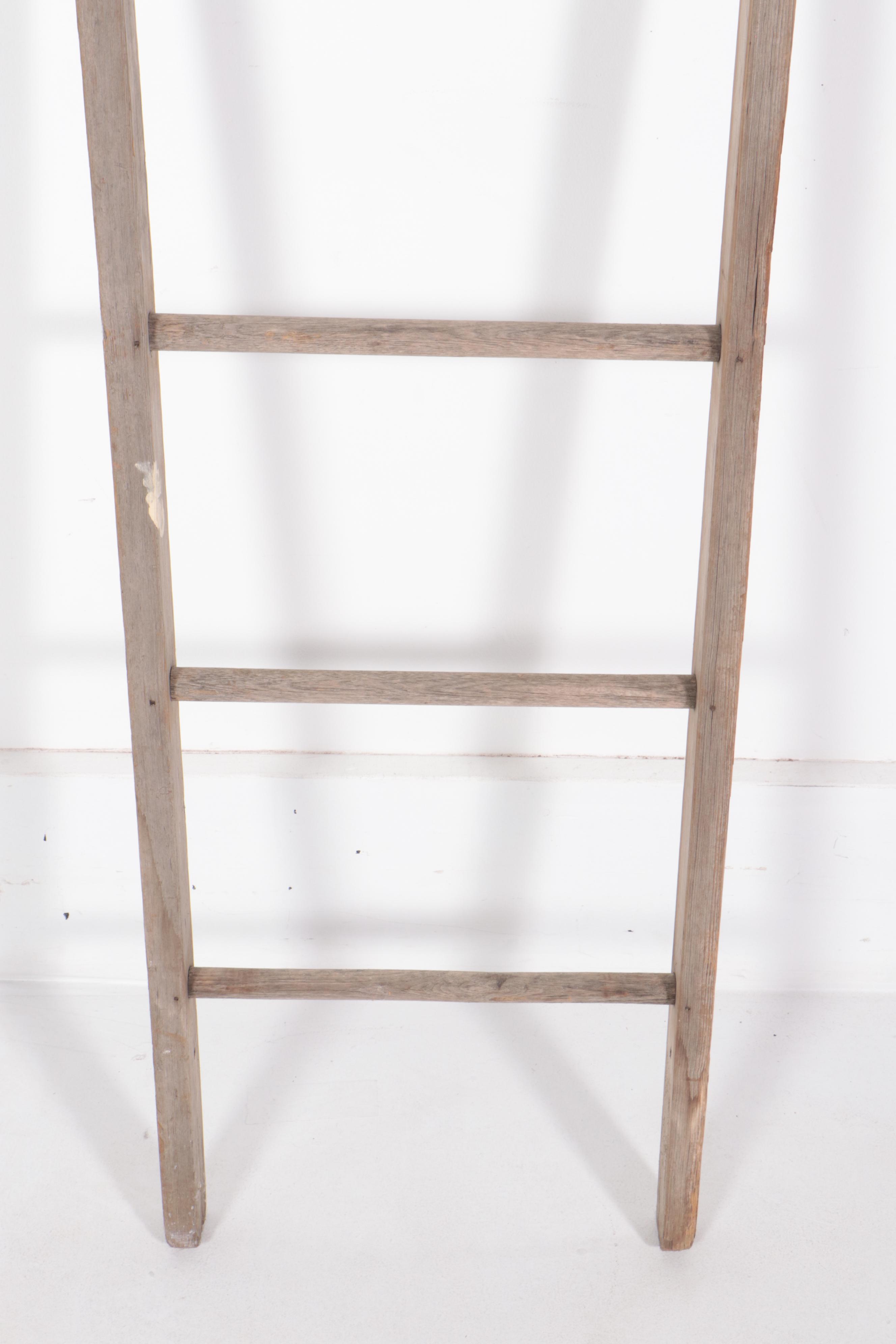 Two American Primitive Ladders, Late 19th/Early 20th Century