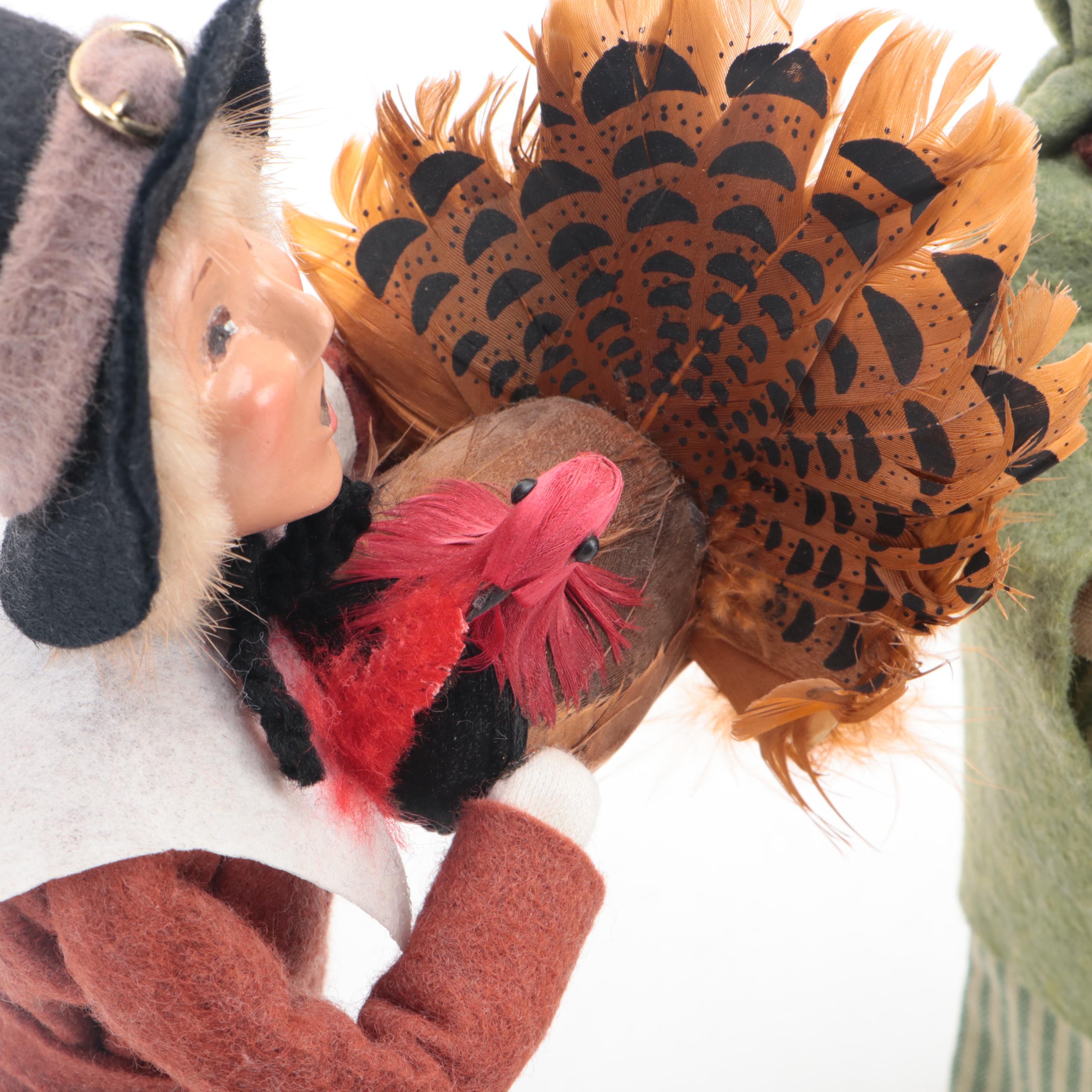 Byers' Choice Ltd. "The Carolers" Figurines with Resin Fence