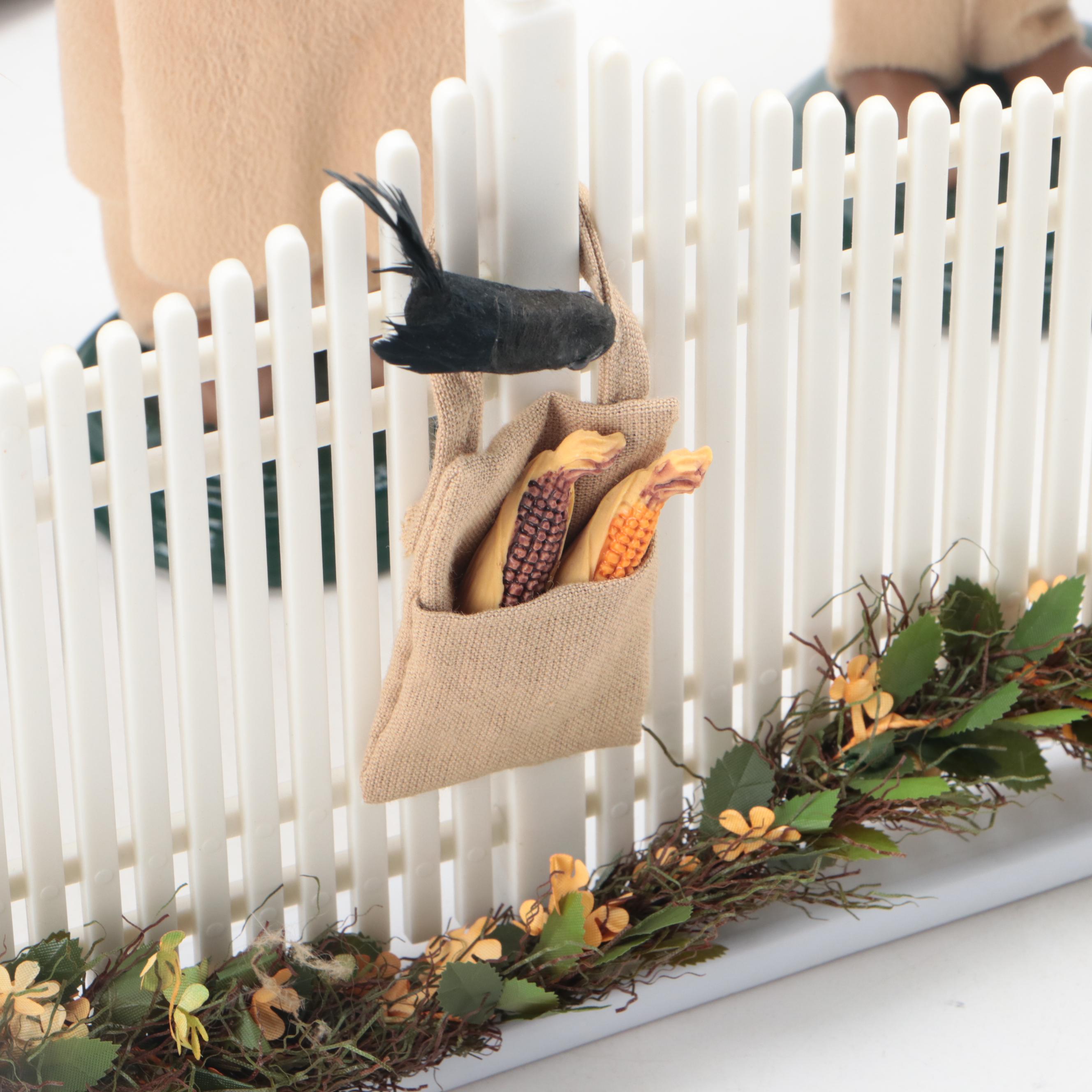 Byers' Choice Ltd. "The Carolers" Figurines with Resin Fence