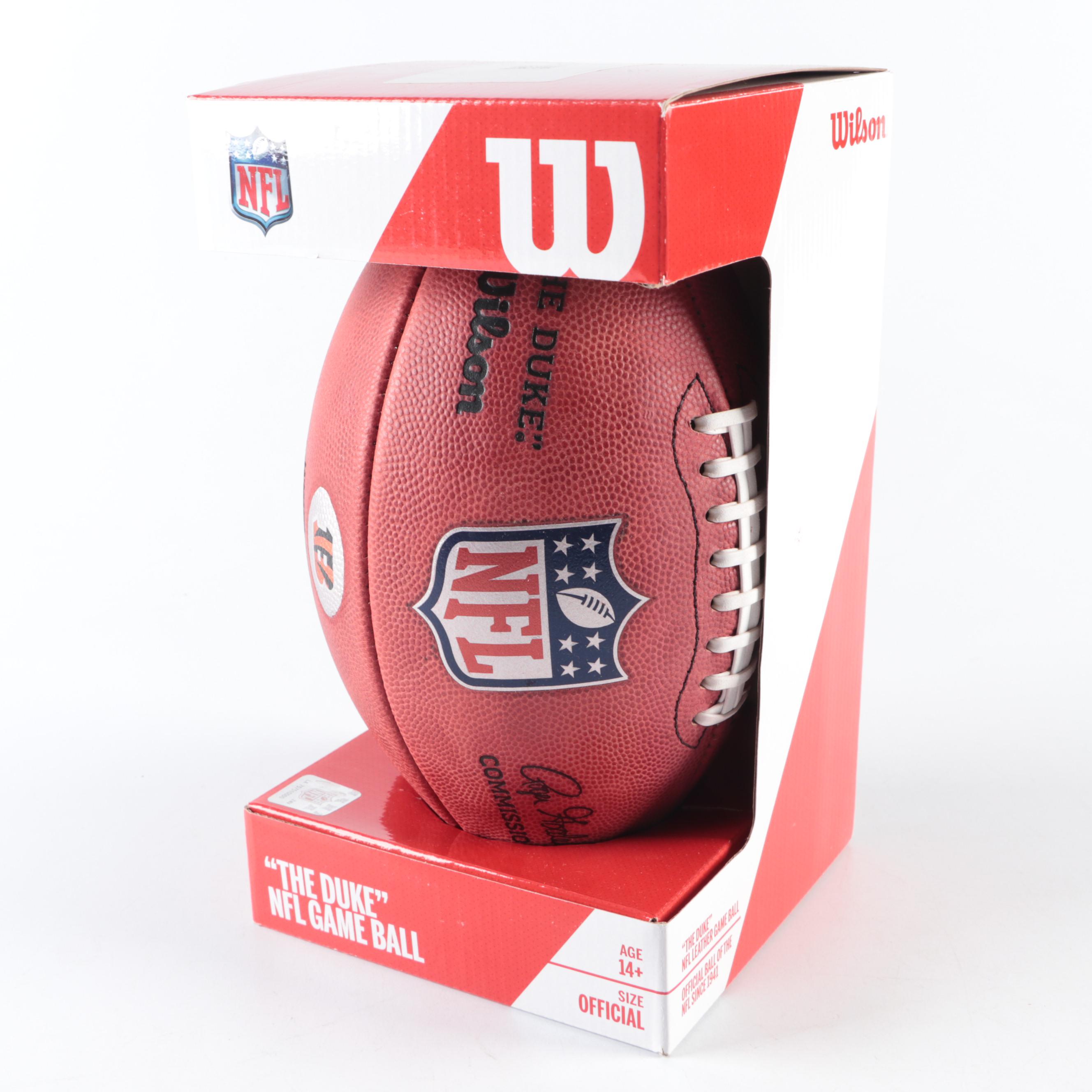 Ja'Marr Chase Signed "The Duke" Cincinnati Bengals Stamped Wilson Football