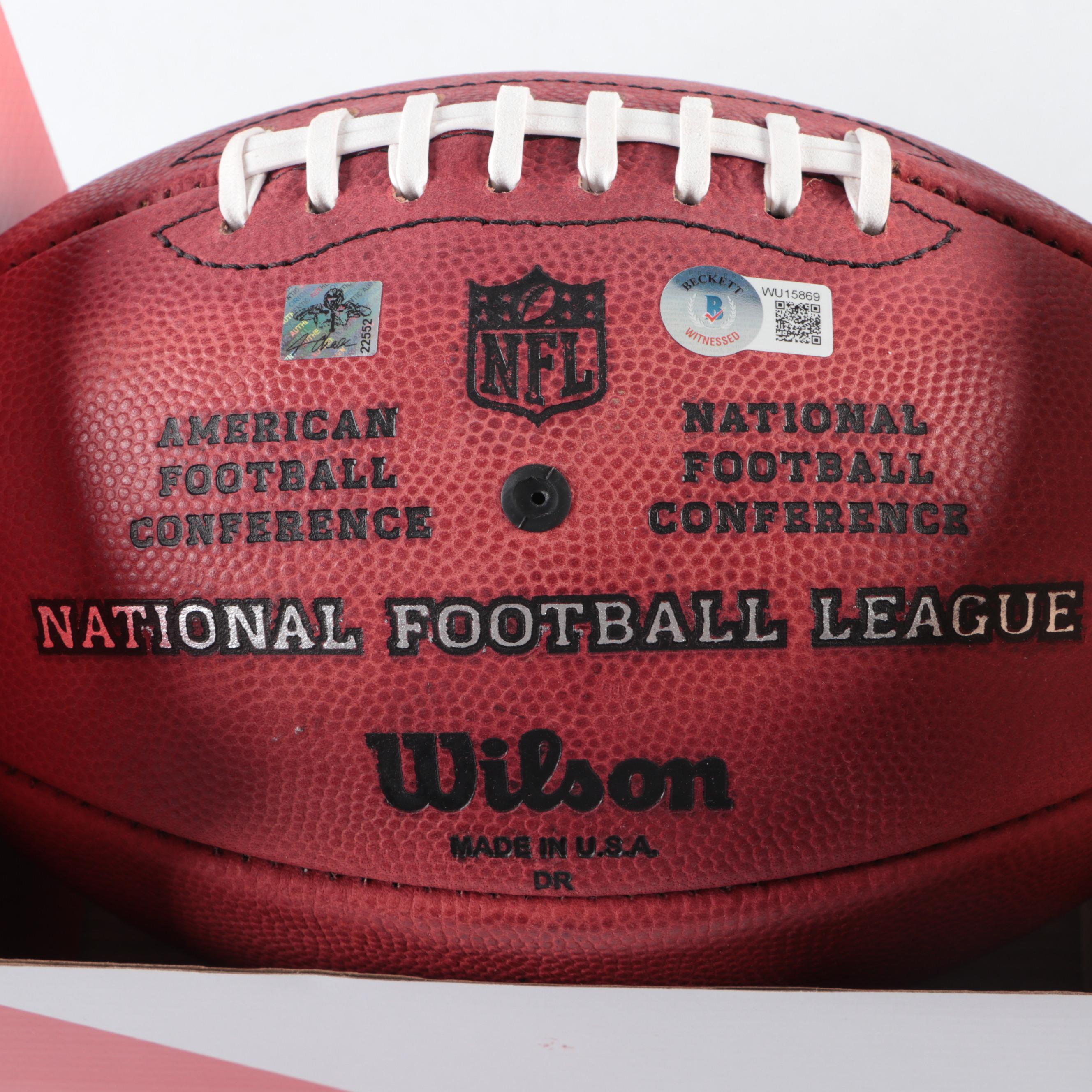 Ja'Marr Chase Signed "The Duke" Cincinnati Bengals Stamped Wilson Football