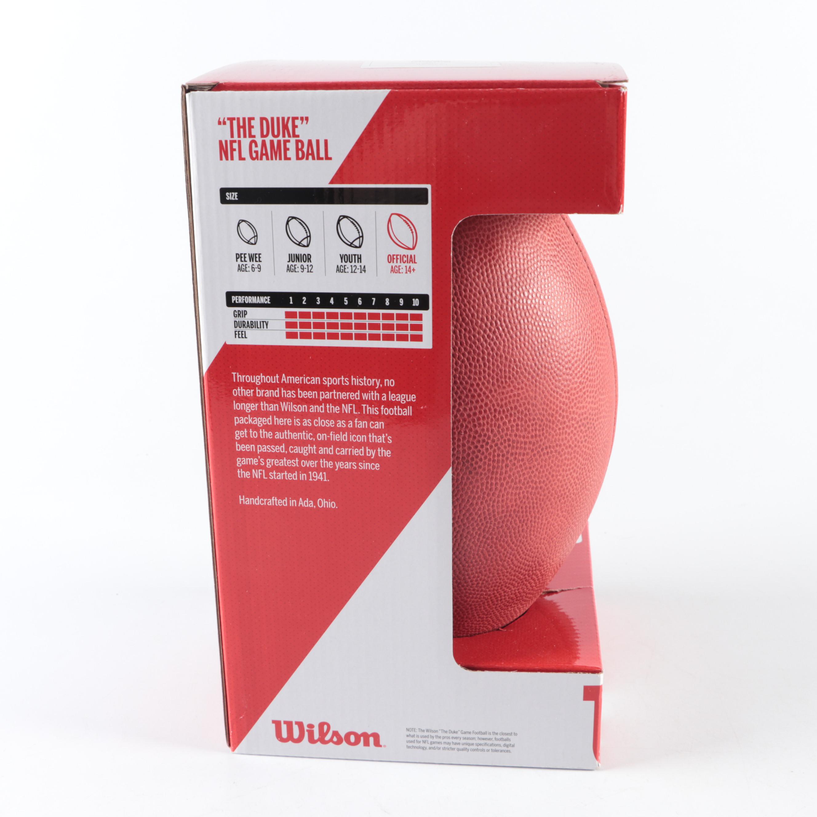 Ja'Marr Chase Signed "The Duke" Cincinnati Bengals Stamped Wilson Football