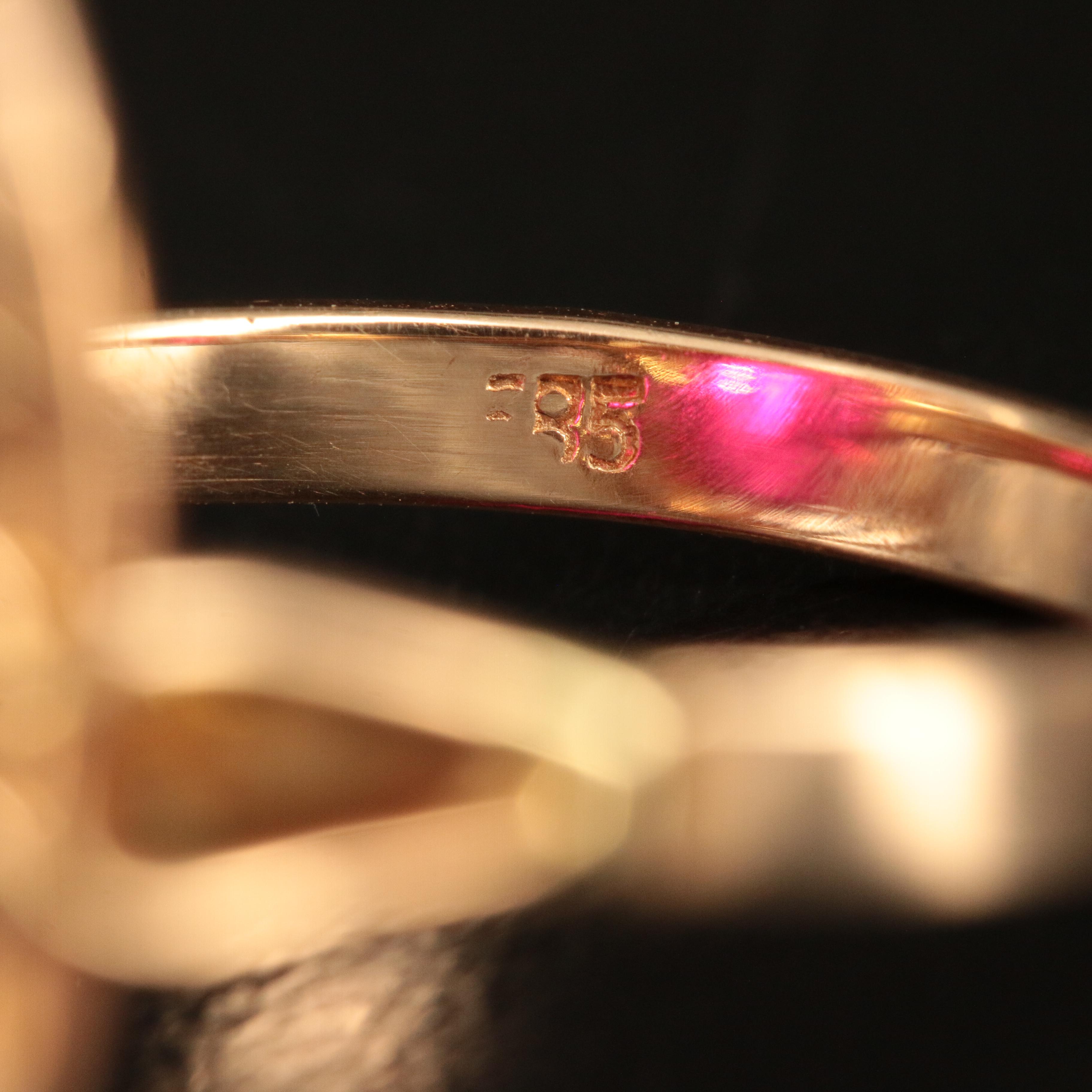 14K Rose Gold Ruby Ring