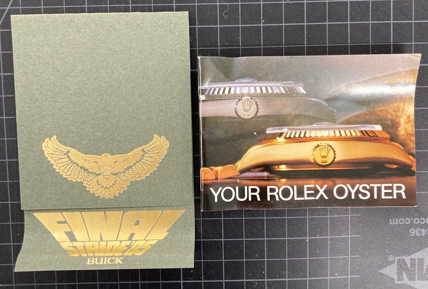 1985 18K Rolex Oyster Perpetual Date Buick Award Watch