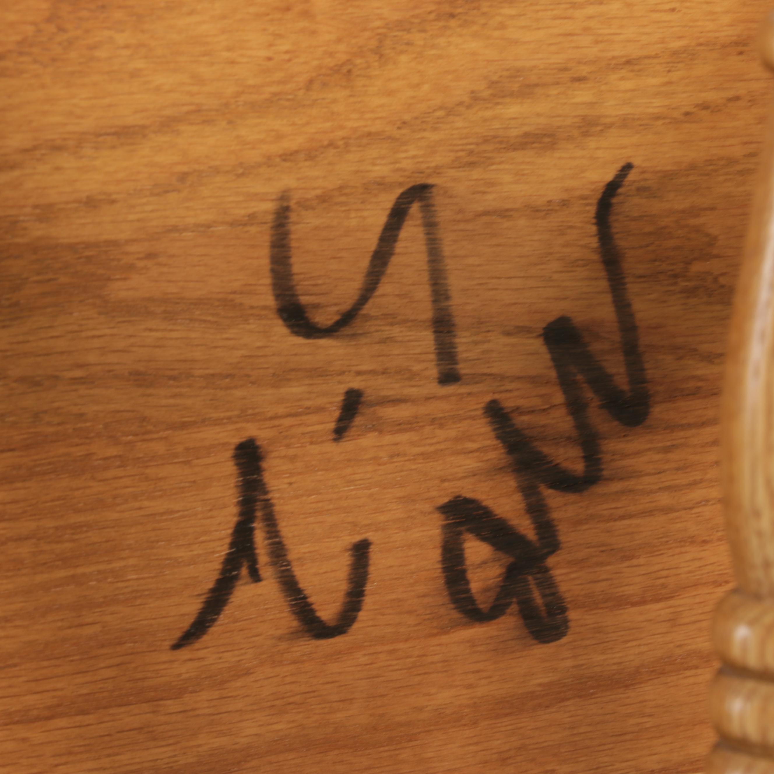 Oak Double Pedestal Dining Table with Windsor Chairs