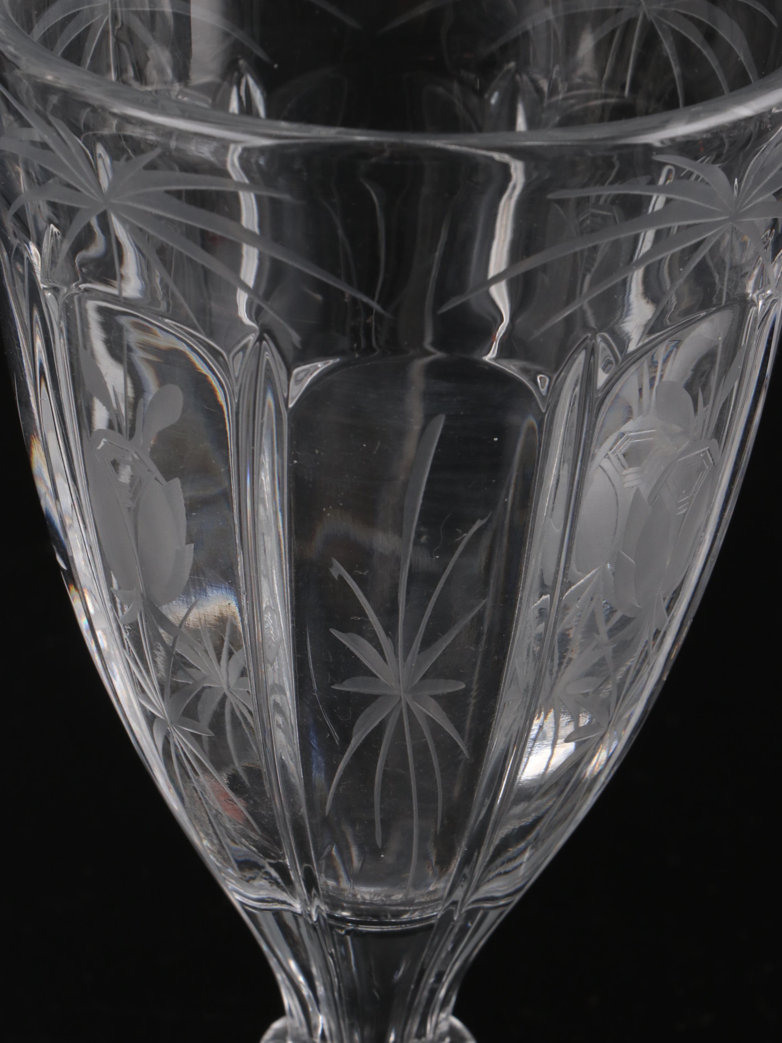 Heisey with Other Stemware, Sundae Glass and Egg Cup, Early to Mid-20th Century