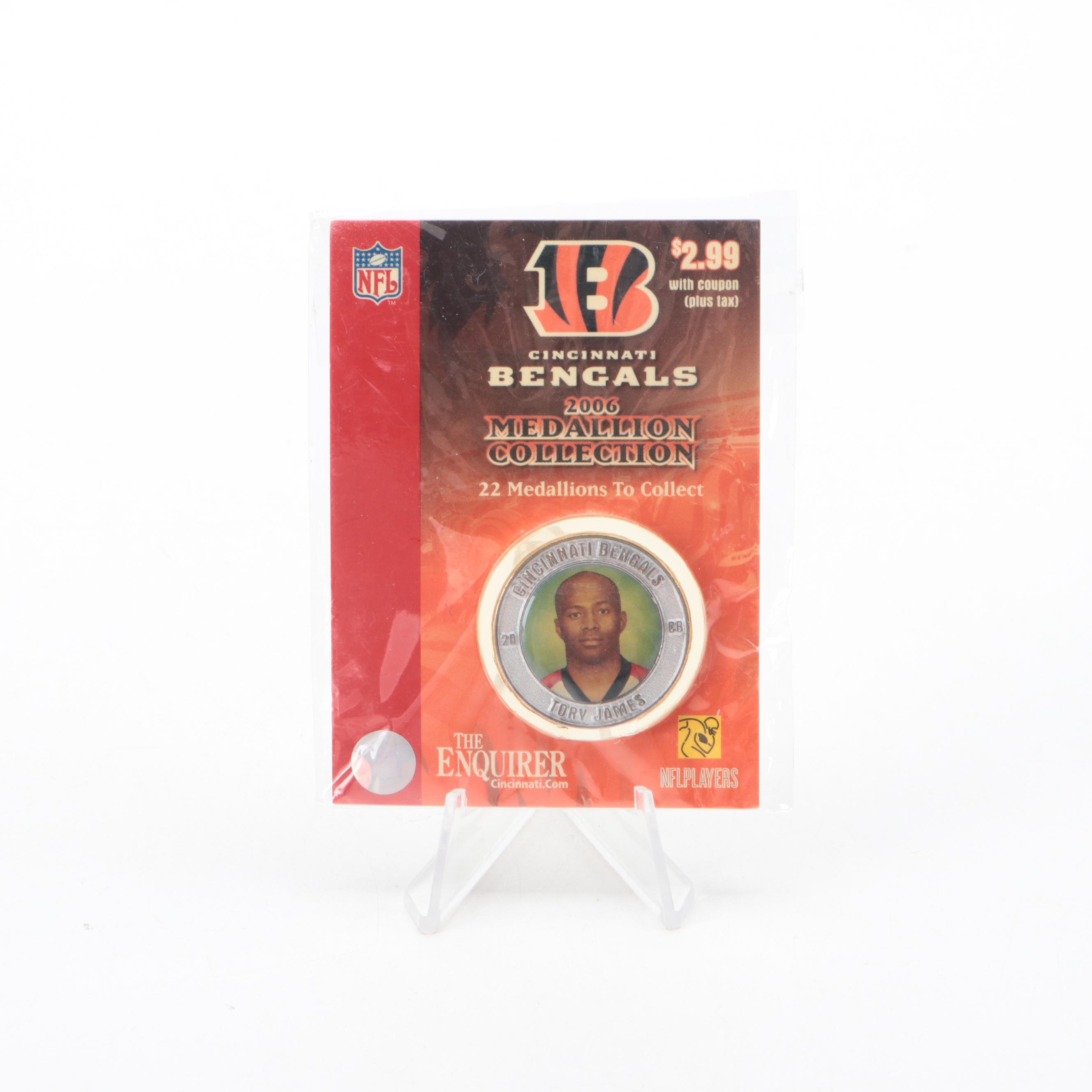 2006 Cincinnati Bengals Complete Medallion Collection with Book