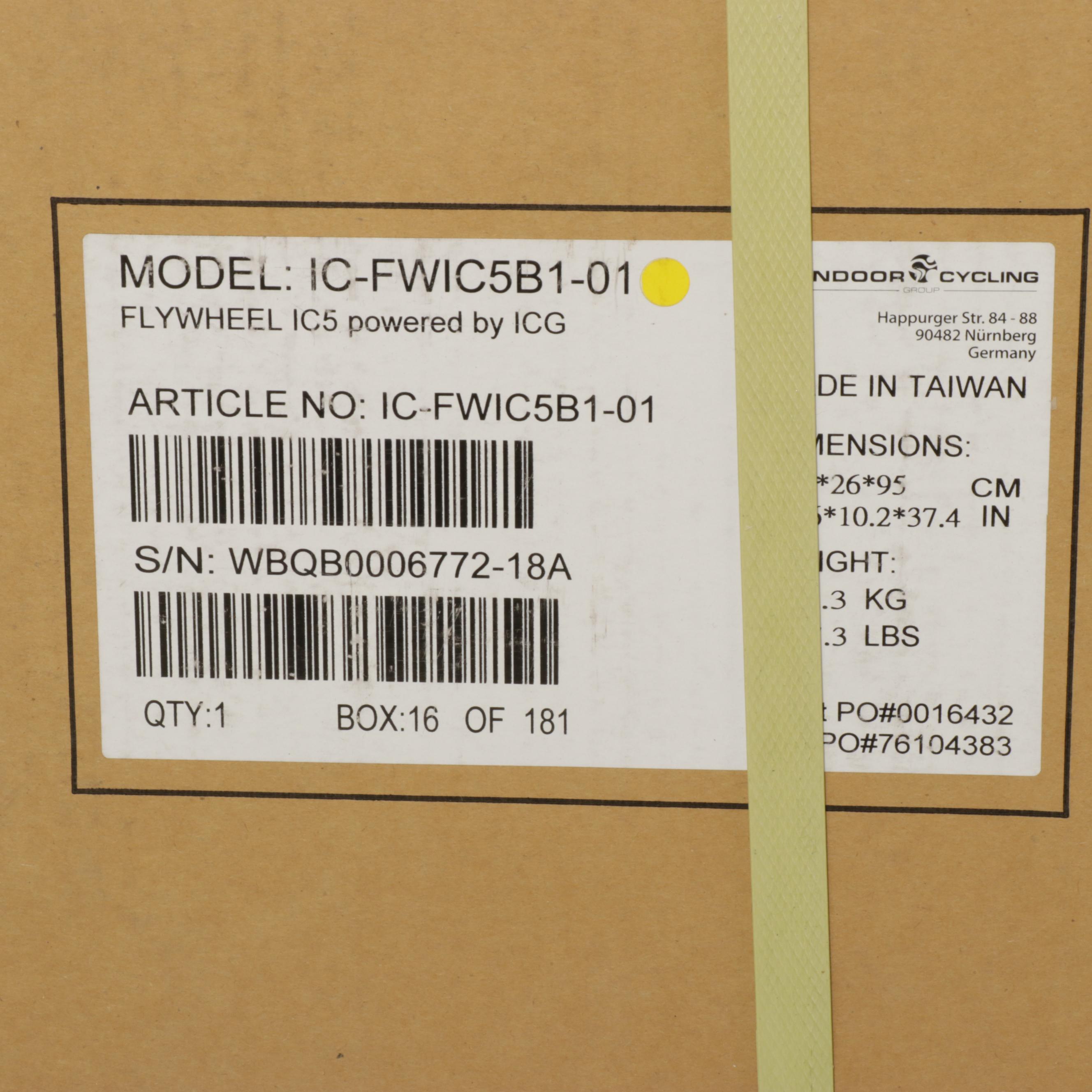 flywheel exercise bike ic5