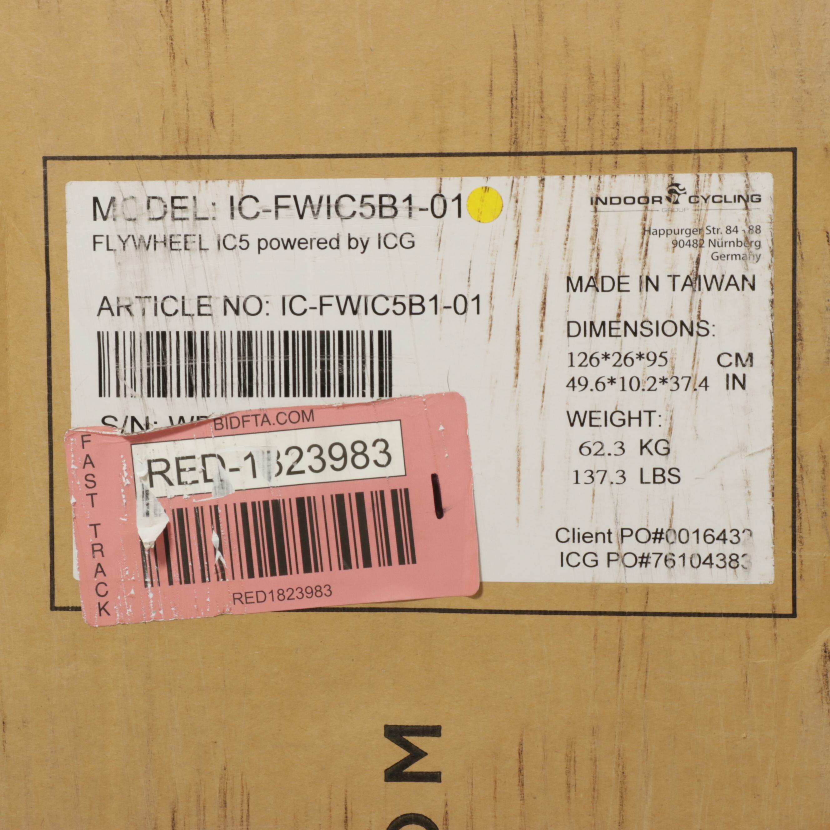 Flywheel IC5 Stationary Exercise Home Fitness Bike