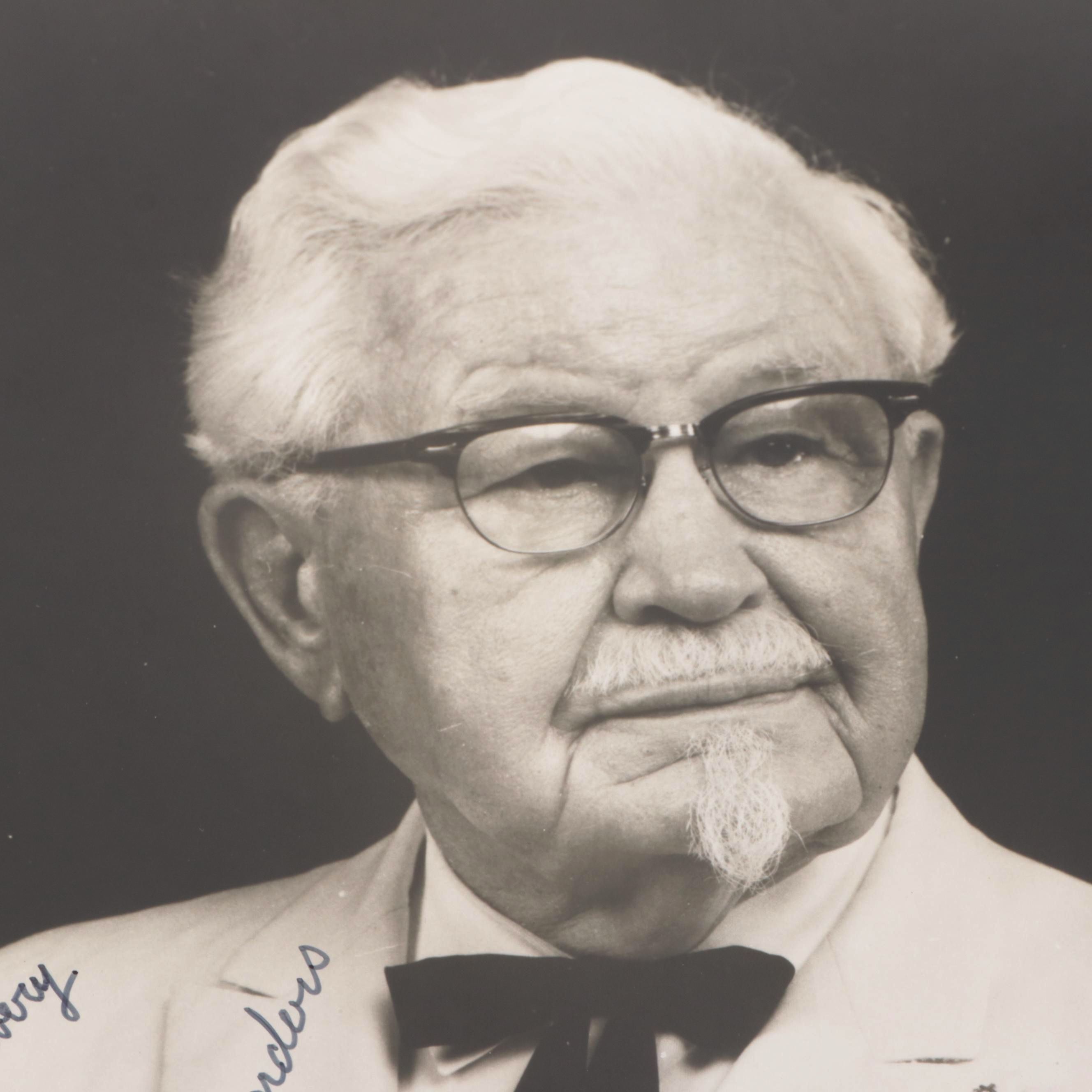 Colonel Sanders Signed Photograph