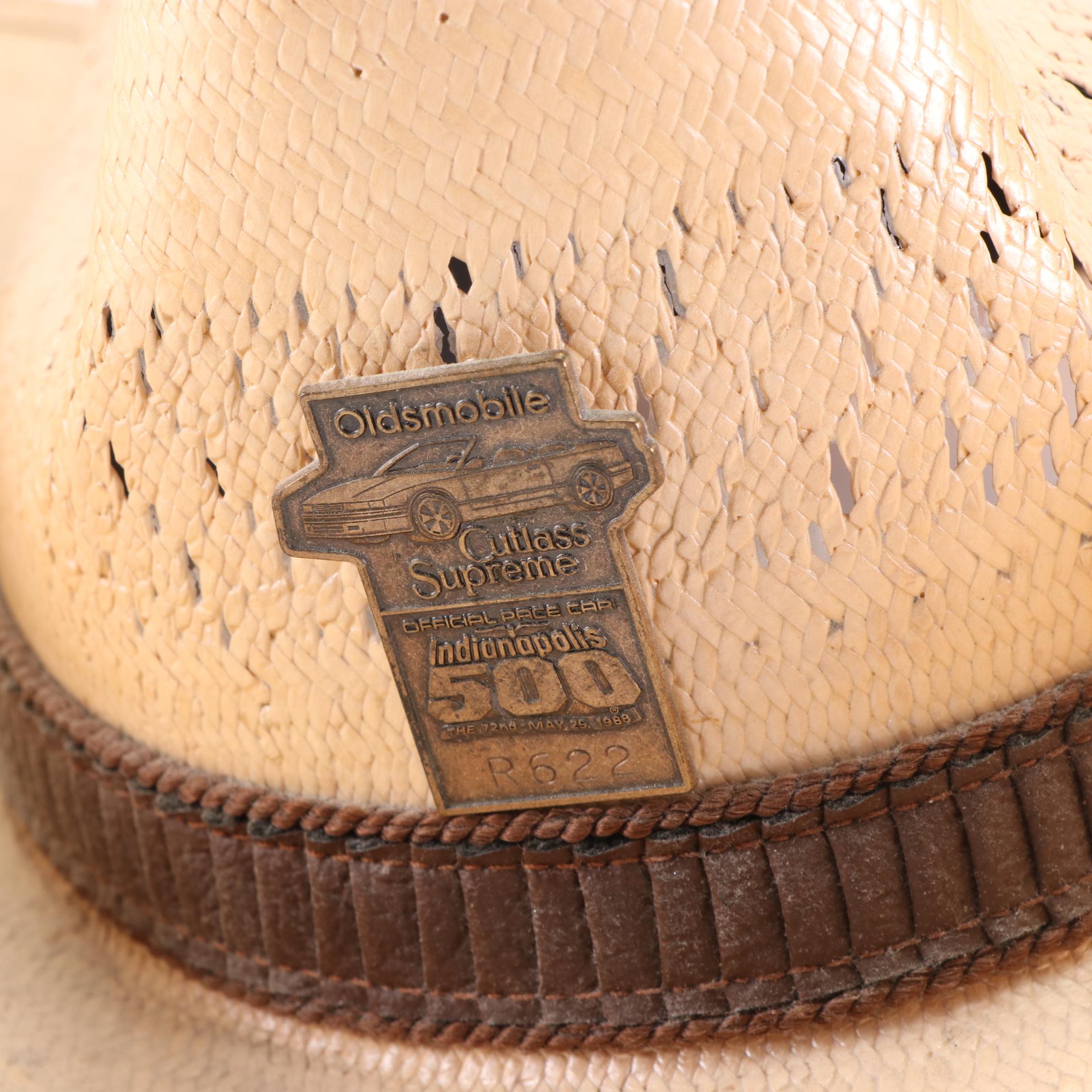 Stetson Roadrunner Pressed Straw Hat and Gambler Seagrass Straw Hat
