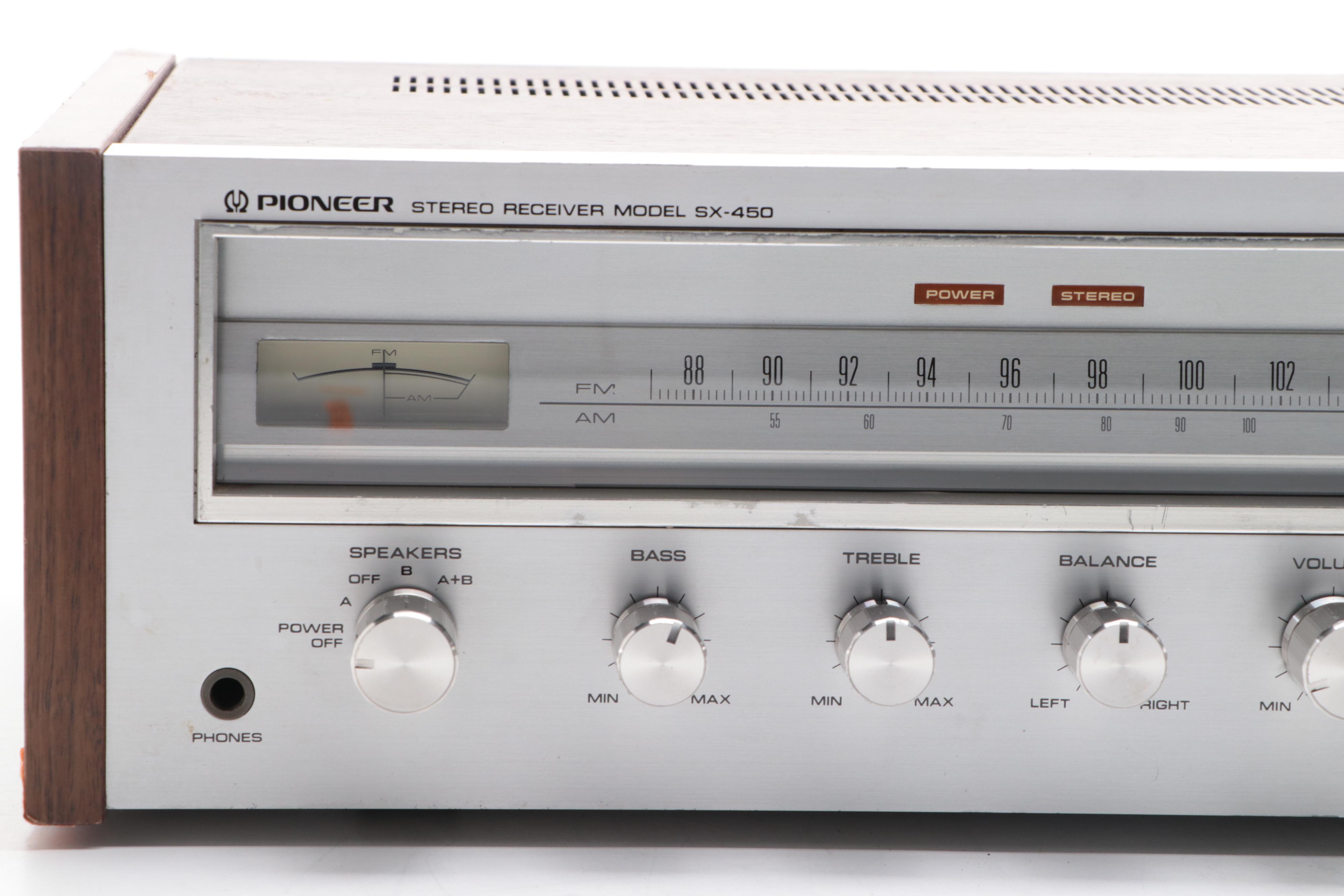 Pioneer Stereo Receiver, Mid to Late 20th Century