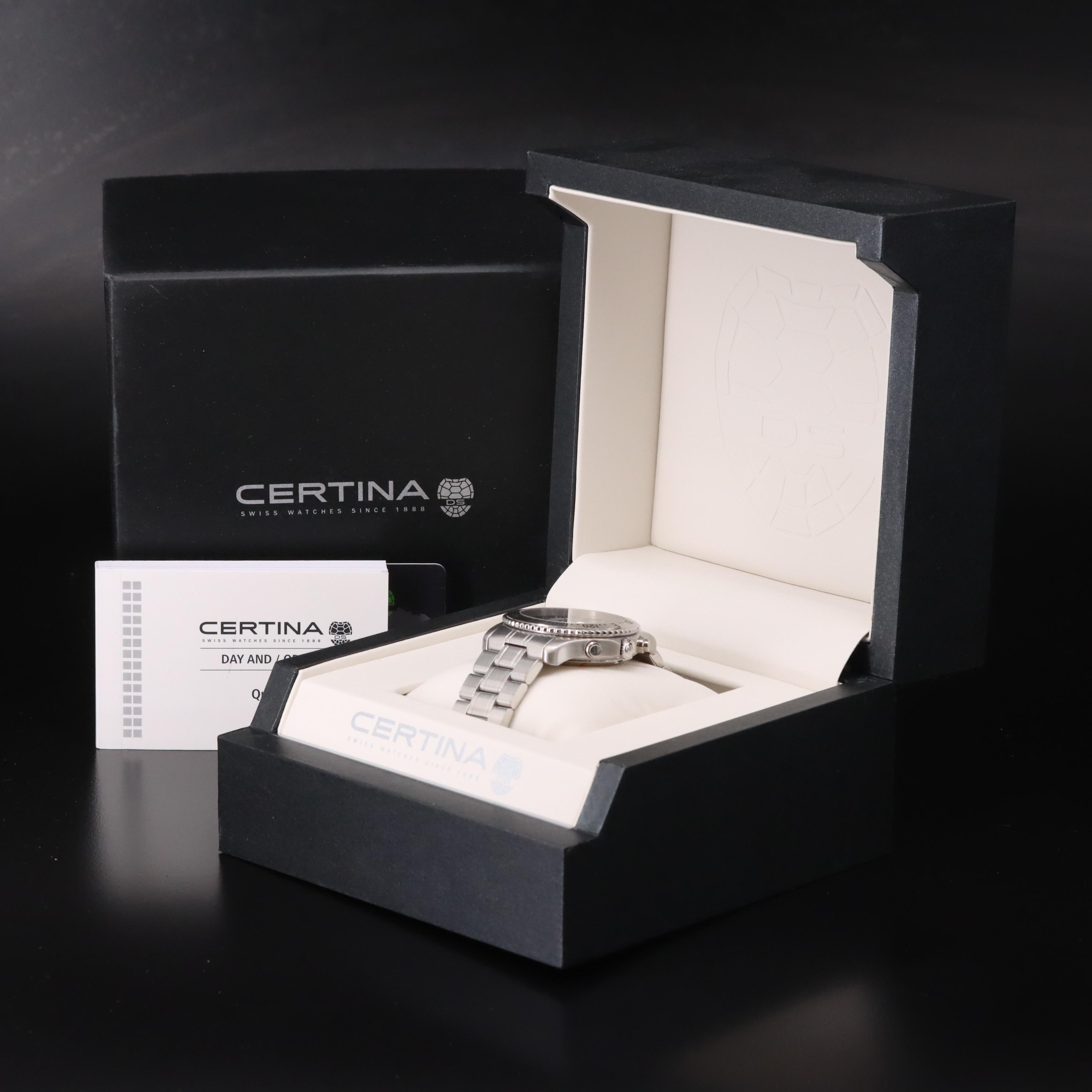 Certina DS Nautic Chronograph Black Dial Watch