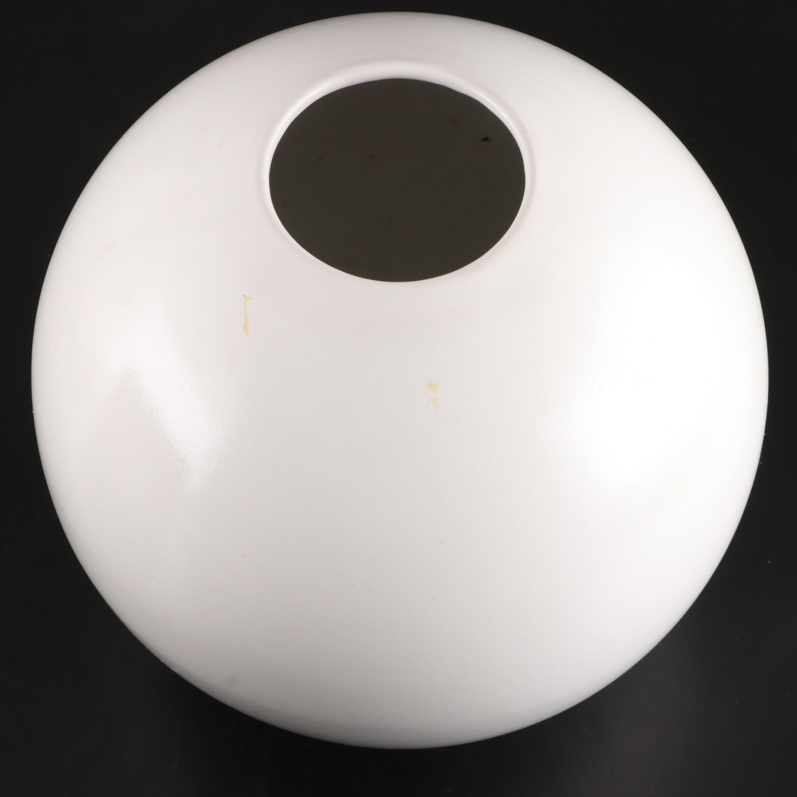 Japanese Ceramic Orb Shaped Vase