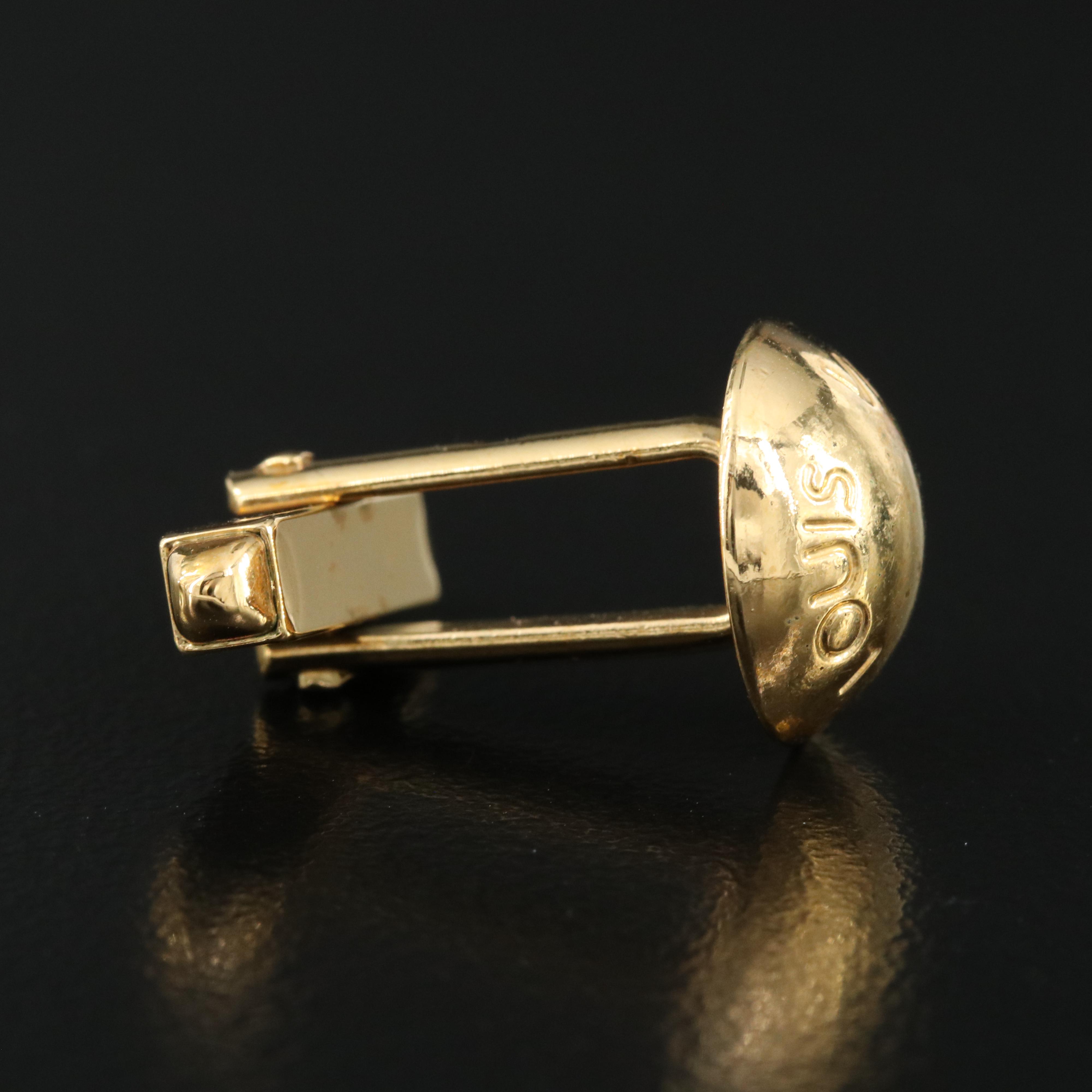 Louis Vuitton Cufflinks in Taiga Leather Case