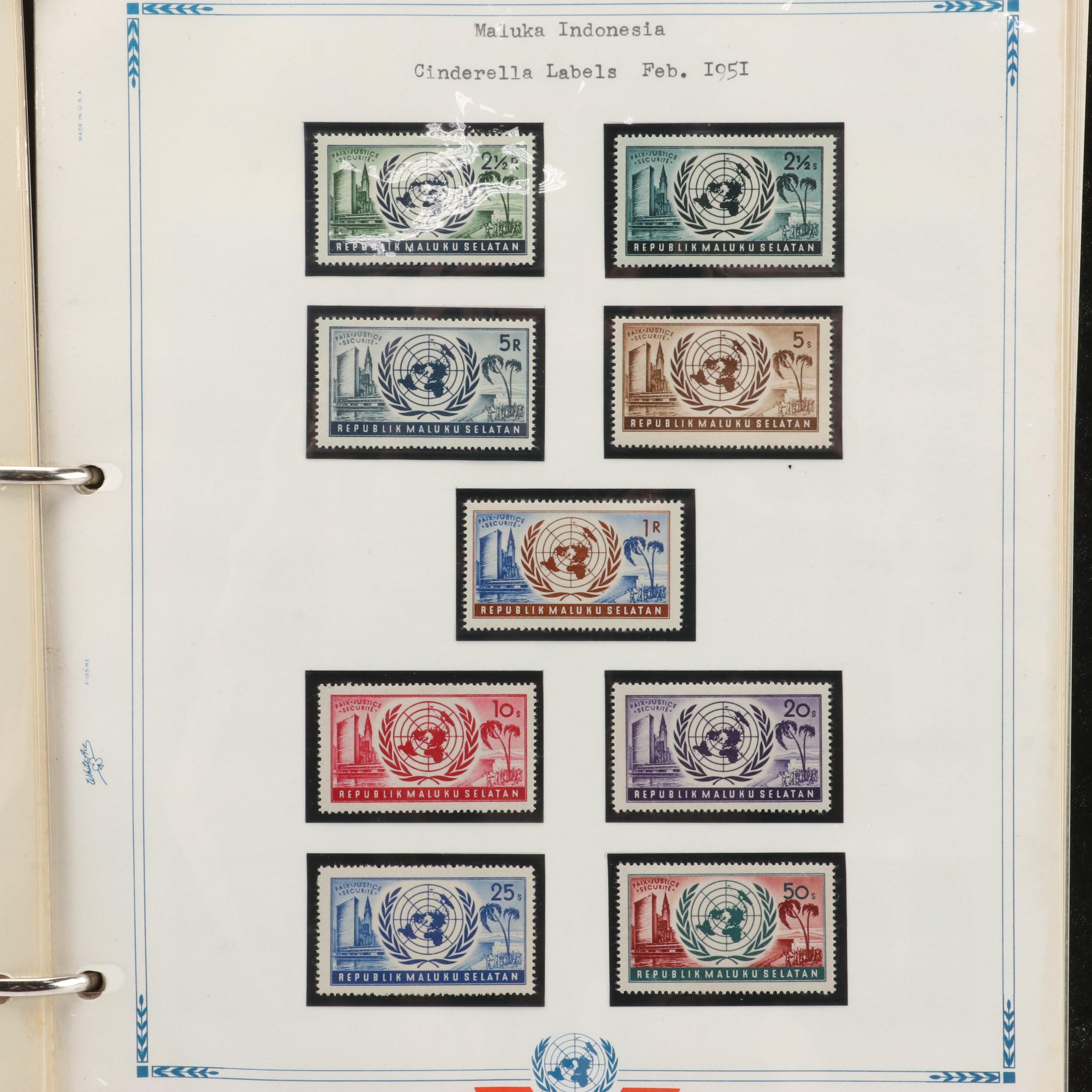 Extensive Collection of United Nations Stamps, First Day Covers, and Ephemera