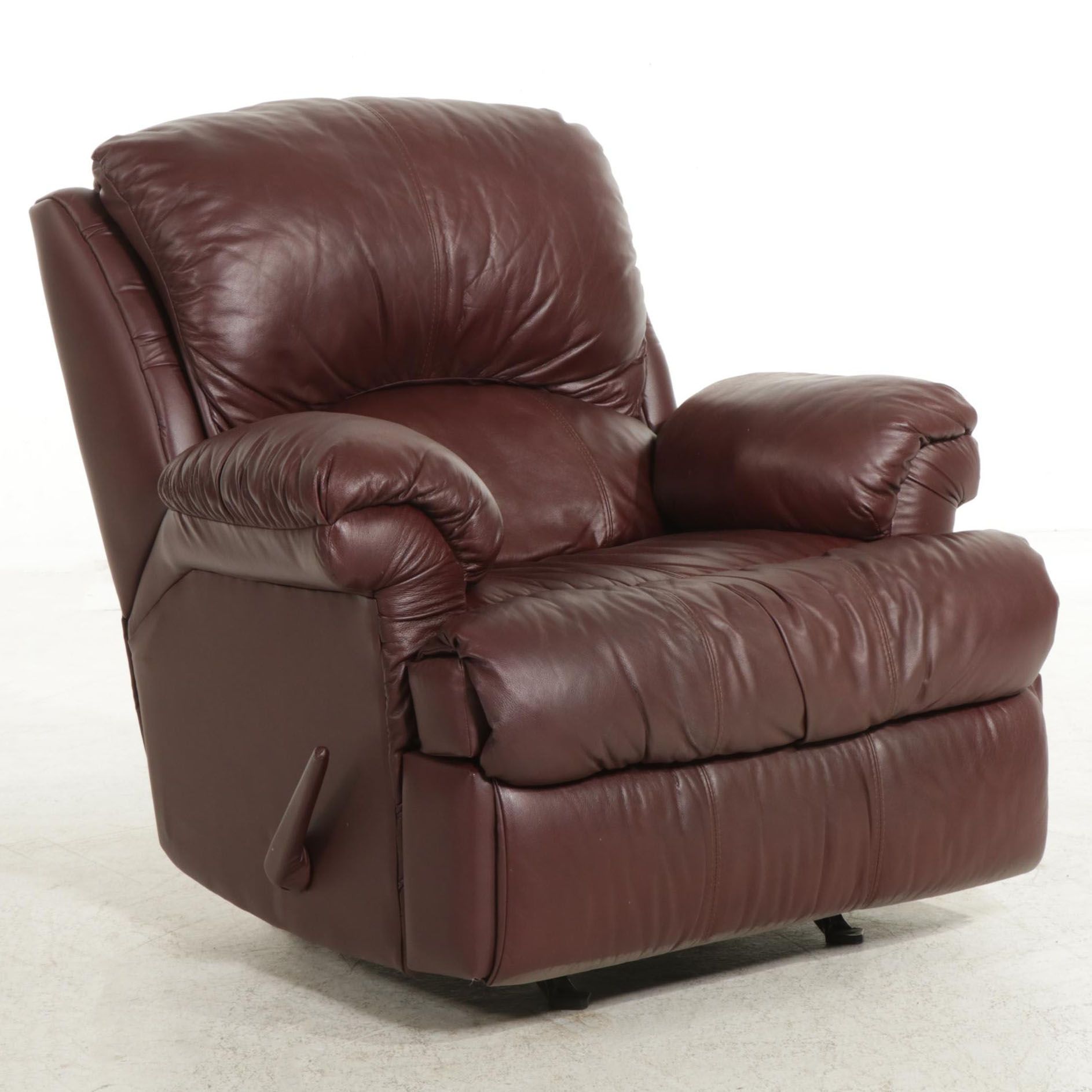 Faux Leather Upholstered Recliner, 21st Century