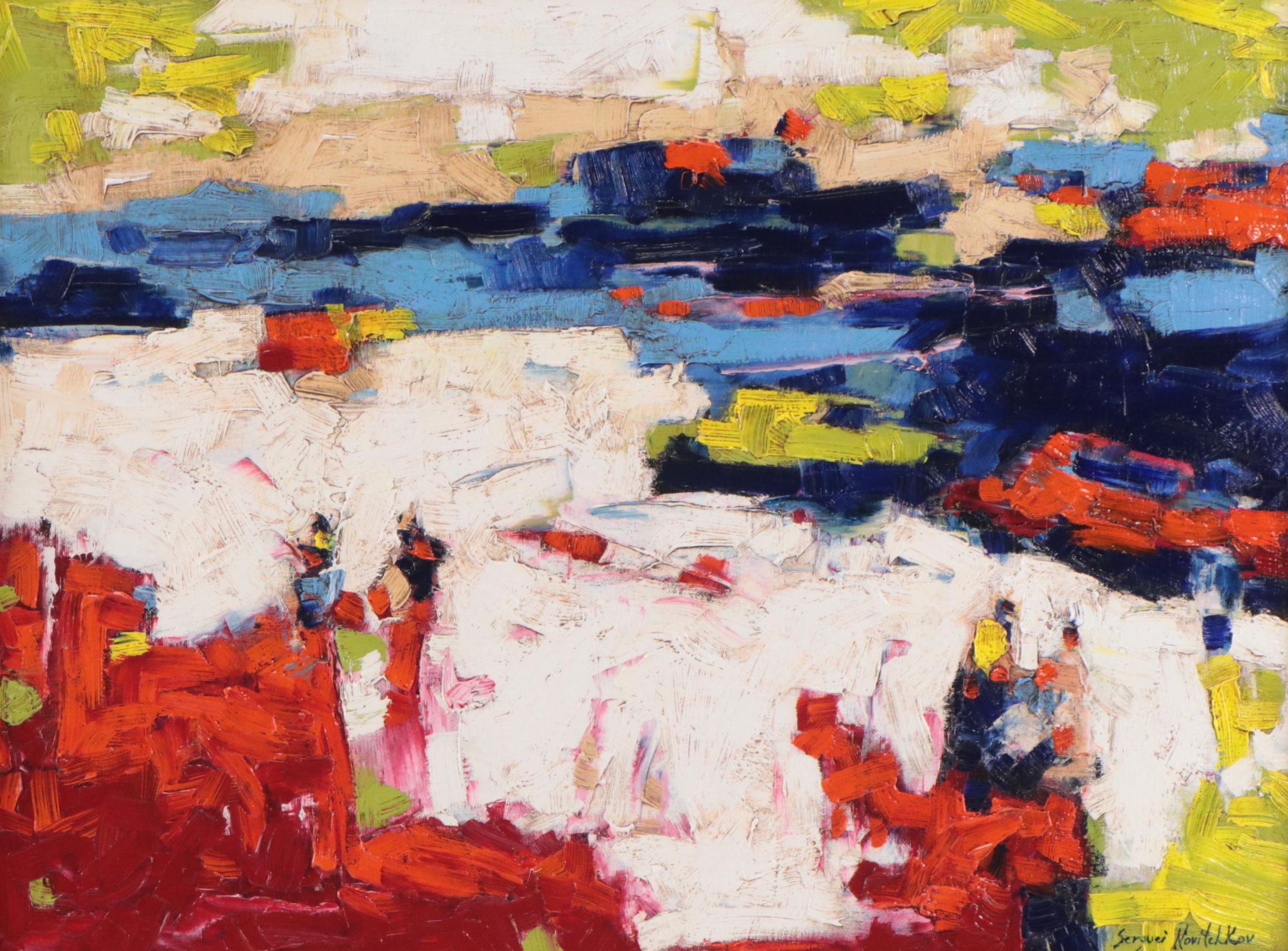 Serguei Novitchkov Oil Painting "Bright Grandeur," 2023