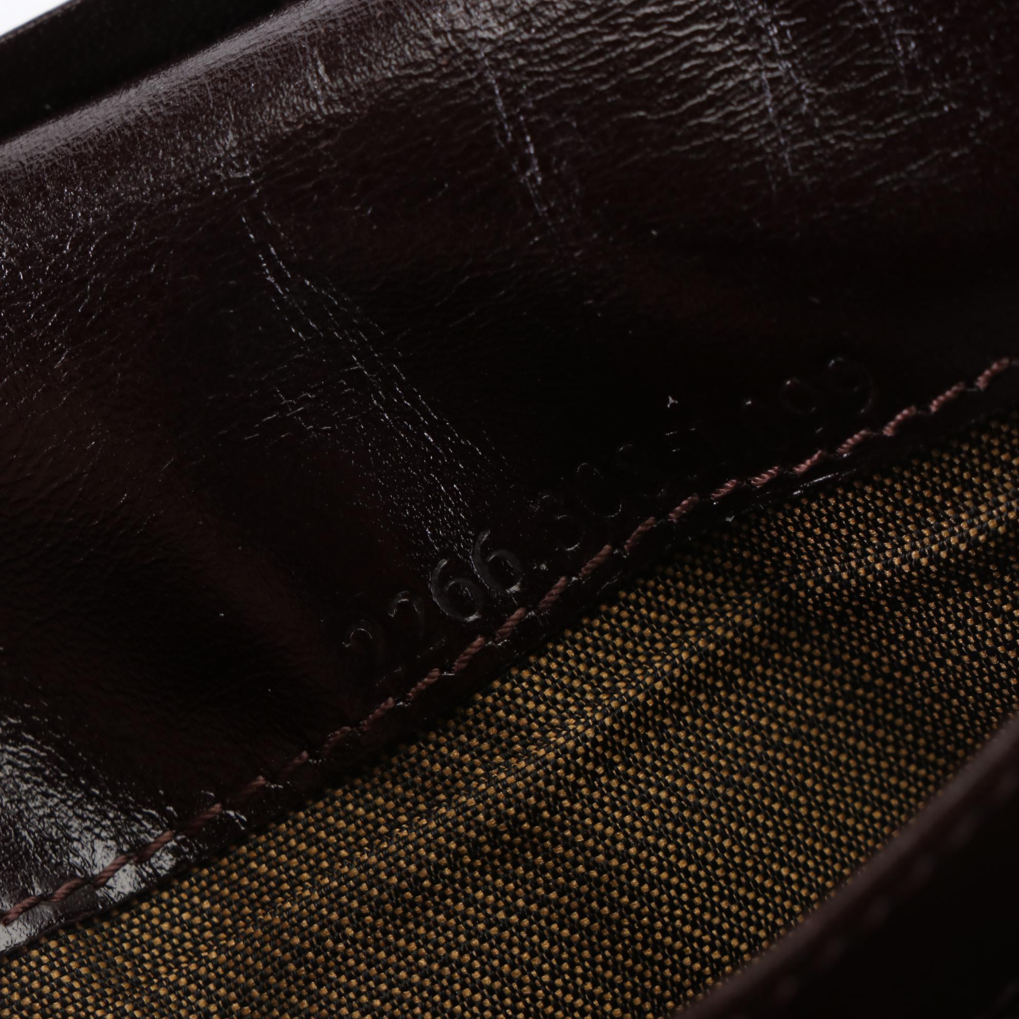 Fendi Continental Wallet in Zucca Canvas and Leather
