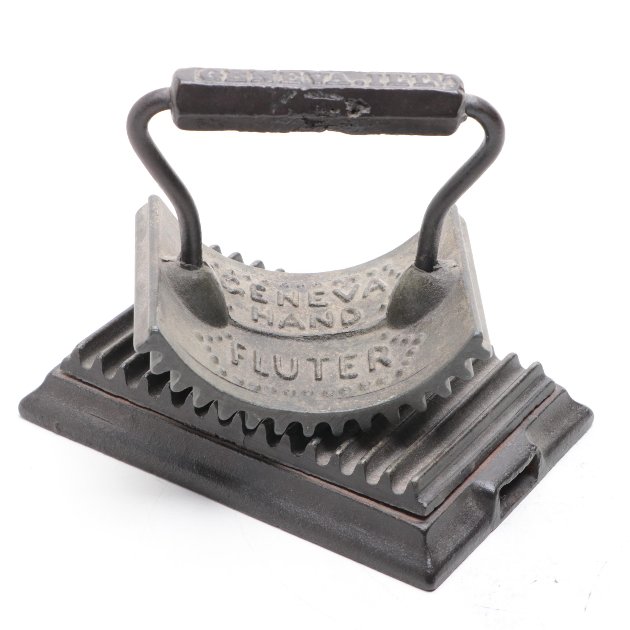 Geneva Hand Fluting Iron, 19th Century