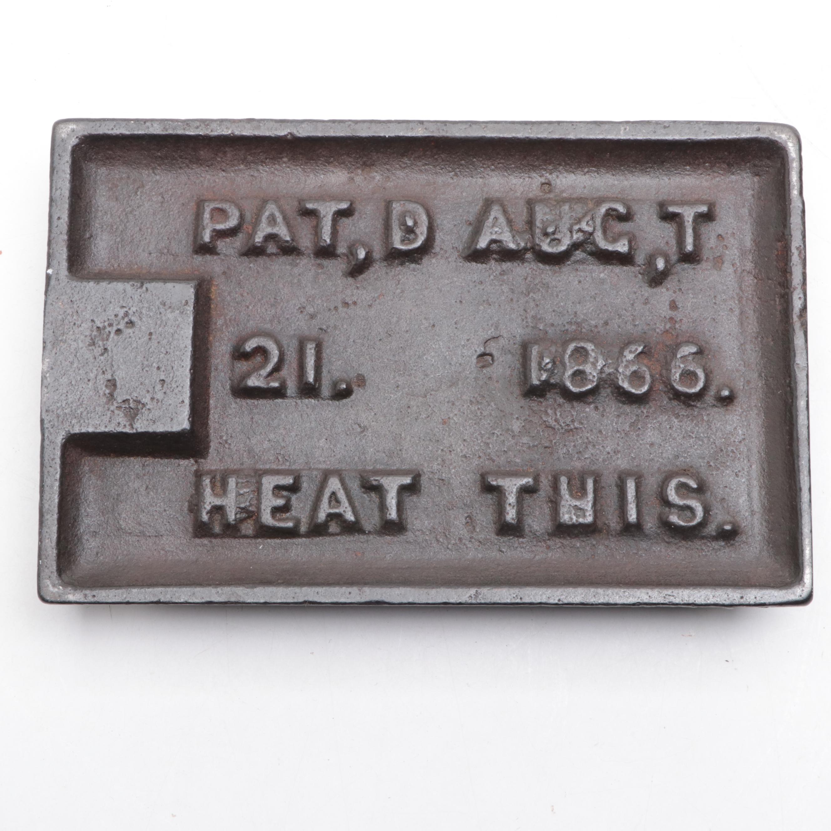 Geneva Hand Fluting Iron, 19th Century